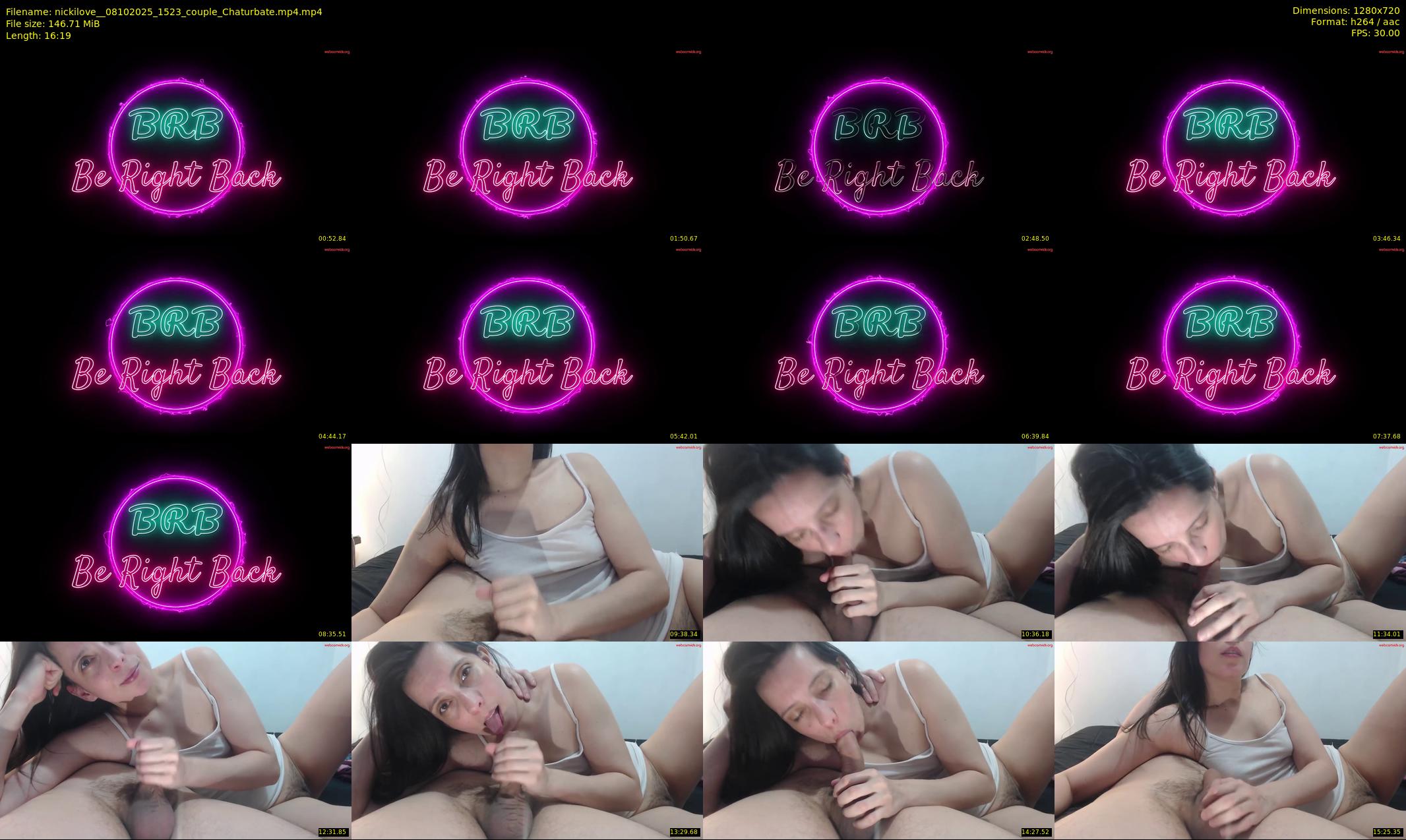 nickilove_ — 17 minute Chaturbate couple cam show recording, 720p, Oct 8, 2025