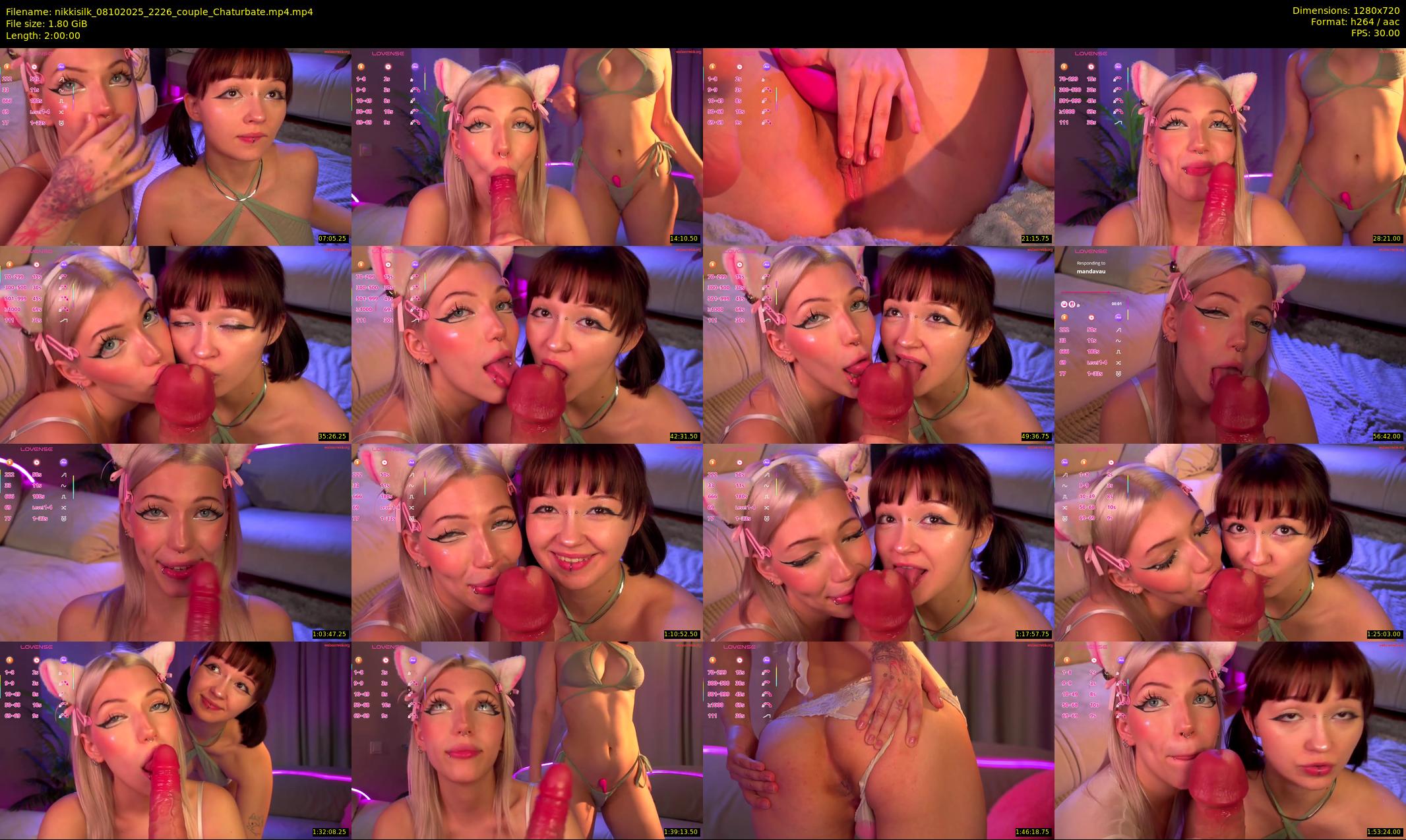 nikkisilk — 120 minute Chaturbate female cam show recording, 720p, Oct 8, 2025