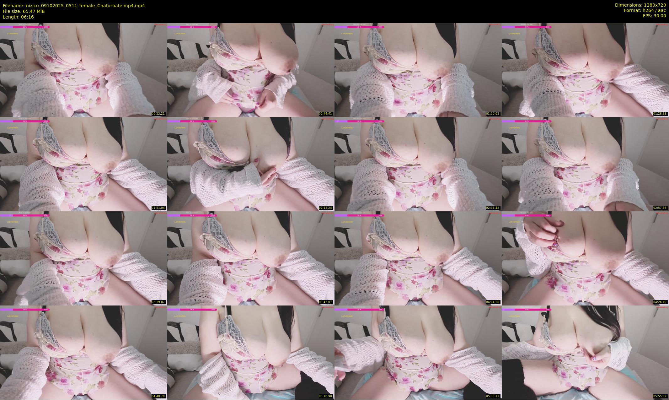 nizico — 7 minute Chaturbate female cam show recording, 720p, Oct 9, 2025