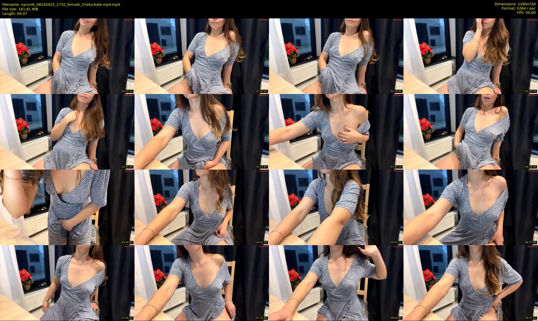 nyconik — 10 minute Chaturbate female cam show recording, 720p, Oct 8, 2025
