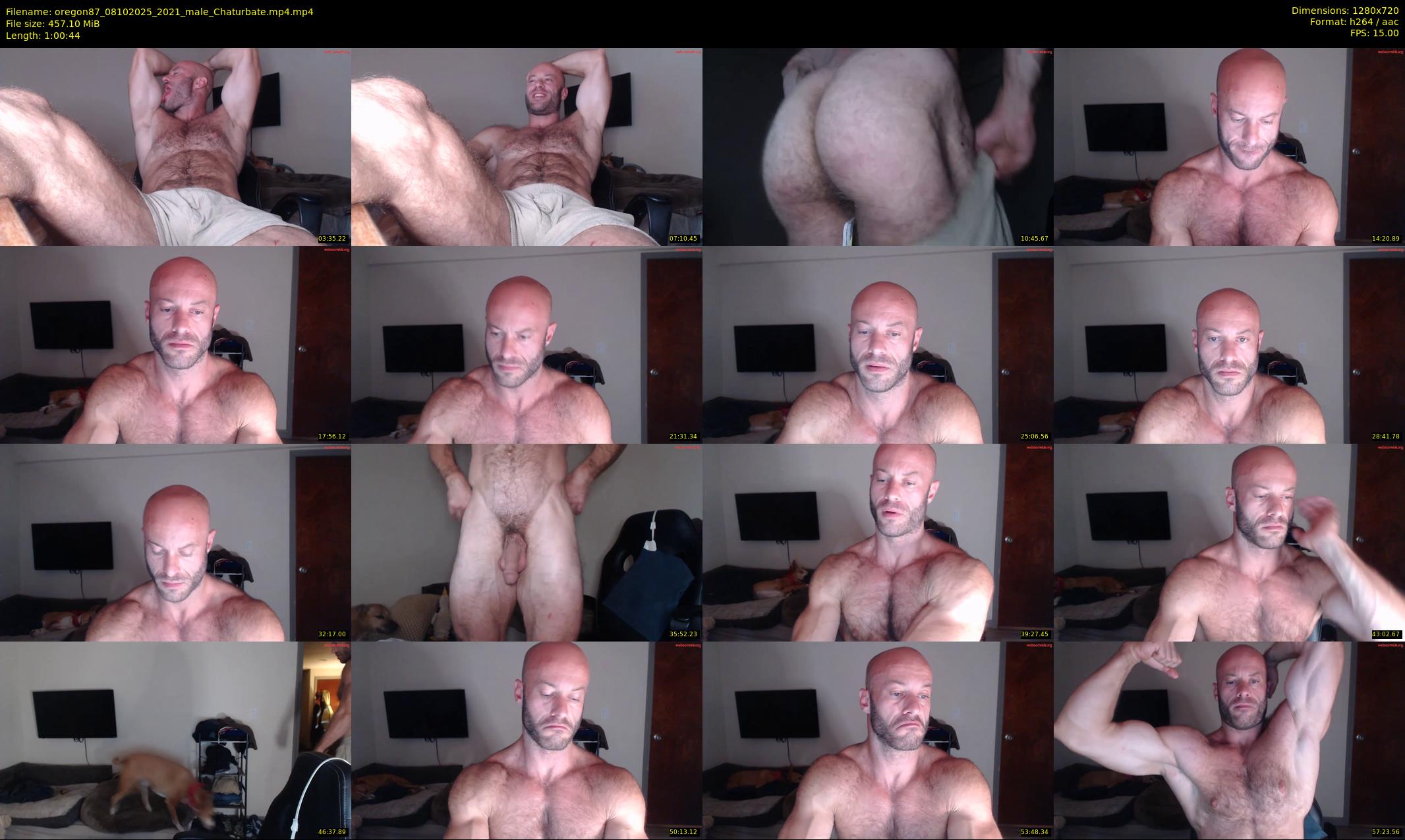 oregon87 — 61 minute Chaturbate male cam show recording, 720p, Oct 8, 2025