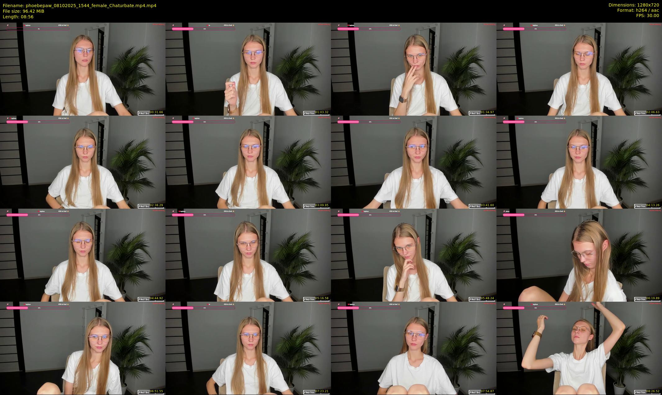 phoebepaw — 9 minute Chaturbate female cam show recording, 720p, Oct 8, 2025