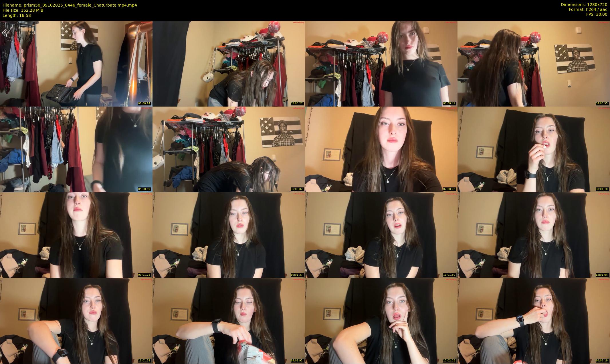 prism50 — 17 minute Chaturbate female cam show recording, 720p, Oct 9, 2025