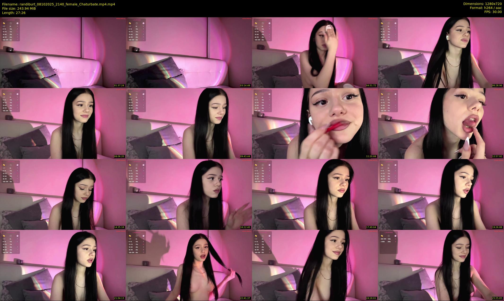 randiburt — 28 minute Chaturbate female cam show recording, 720p, Oct 8, 2025