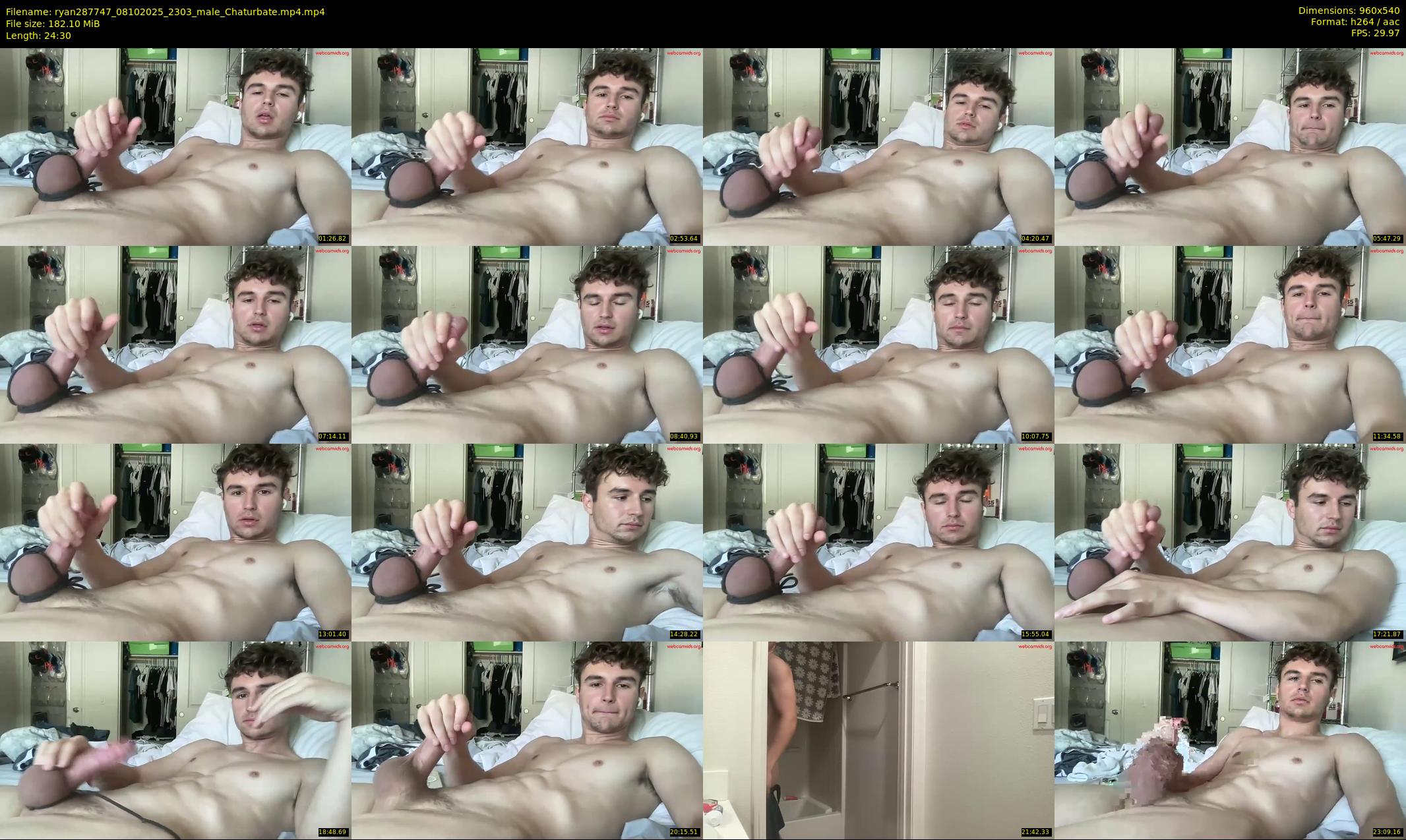 ryan287747 — 25 minute Chaturbate male cam show recording, 480p, Oct 8, 2025