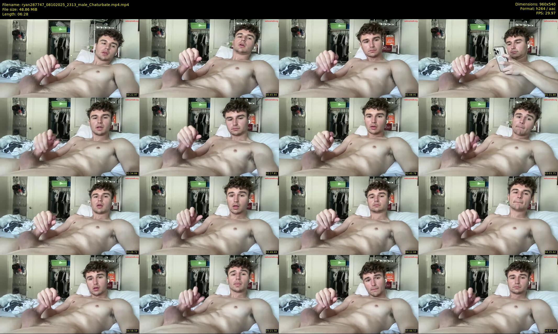 ryan287747 — 7 minute Chaturbate male cam show recording, 480p, Oct 8, 2025