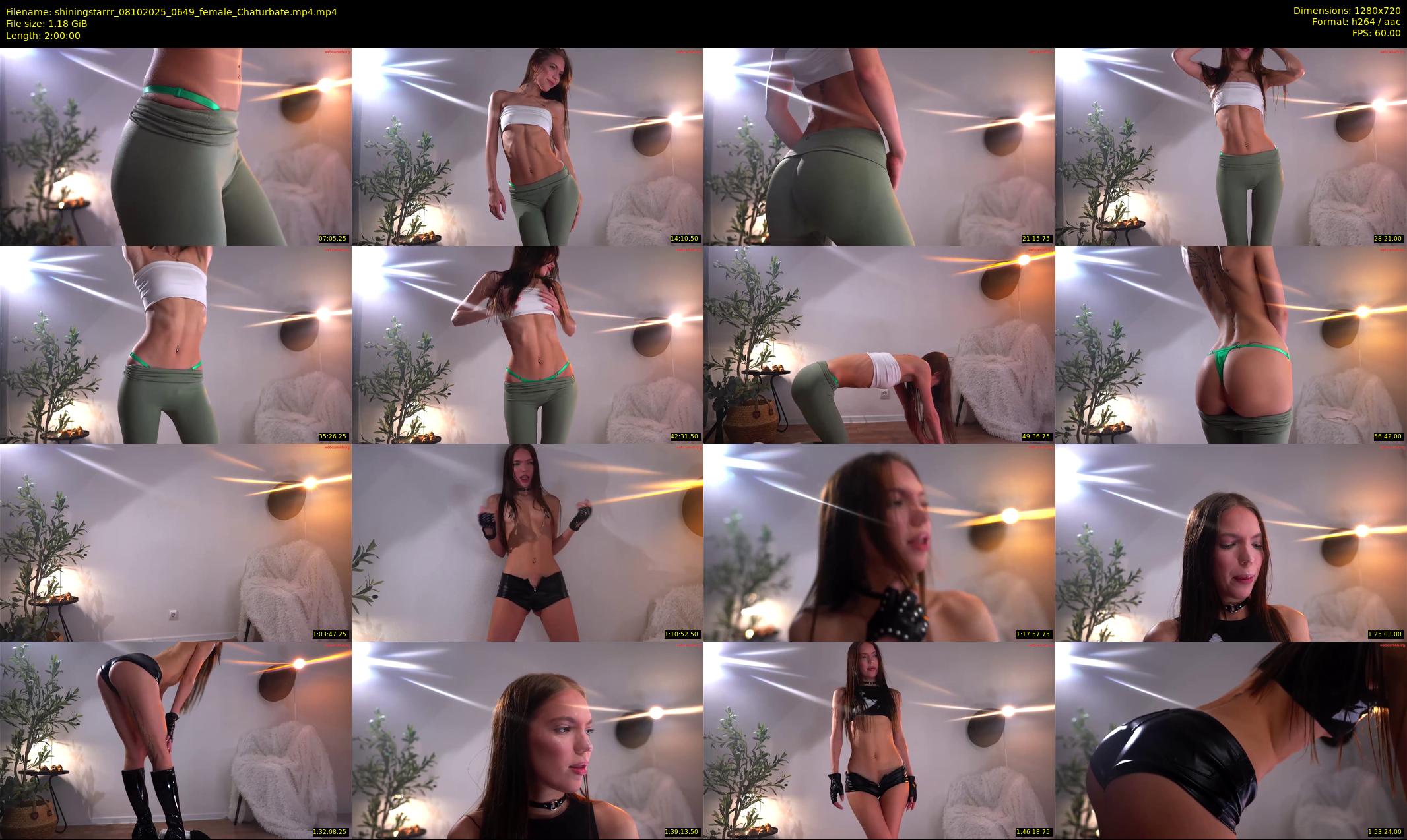 shiningstarrr — 120 minute Chaturbate female cam show recording, 720p, Oct 8, 2025