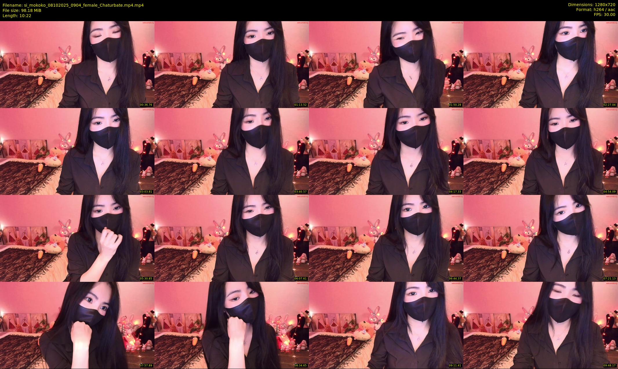 si_mokoko — 11 minute Chaturbate female cam show recording, 720p, Oct 8, 2025