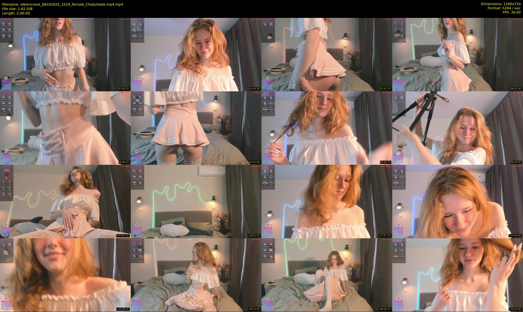 silkencrave — 120 minute Chaturbate female cam show recording, 720p, Oct 8, 2025