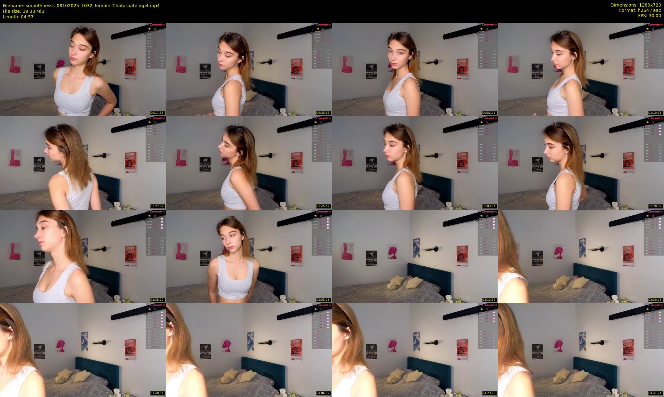 smoothnesss — 5 minute Chaturbate female cam show recording, 720p, Oct 8, 2025