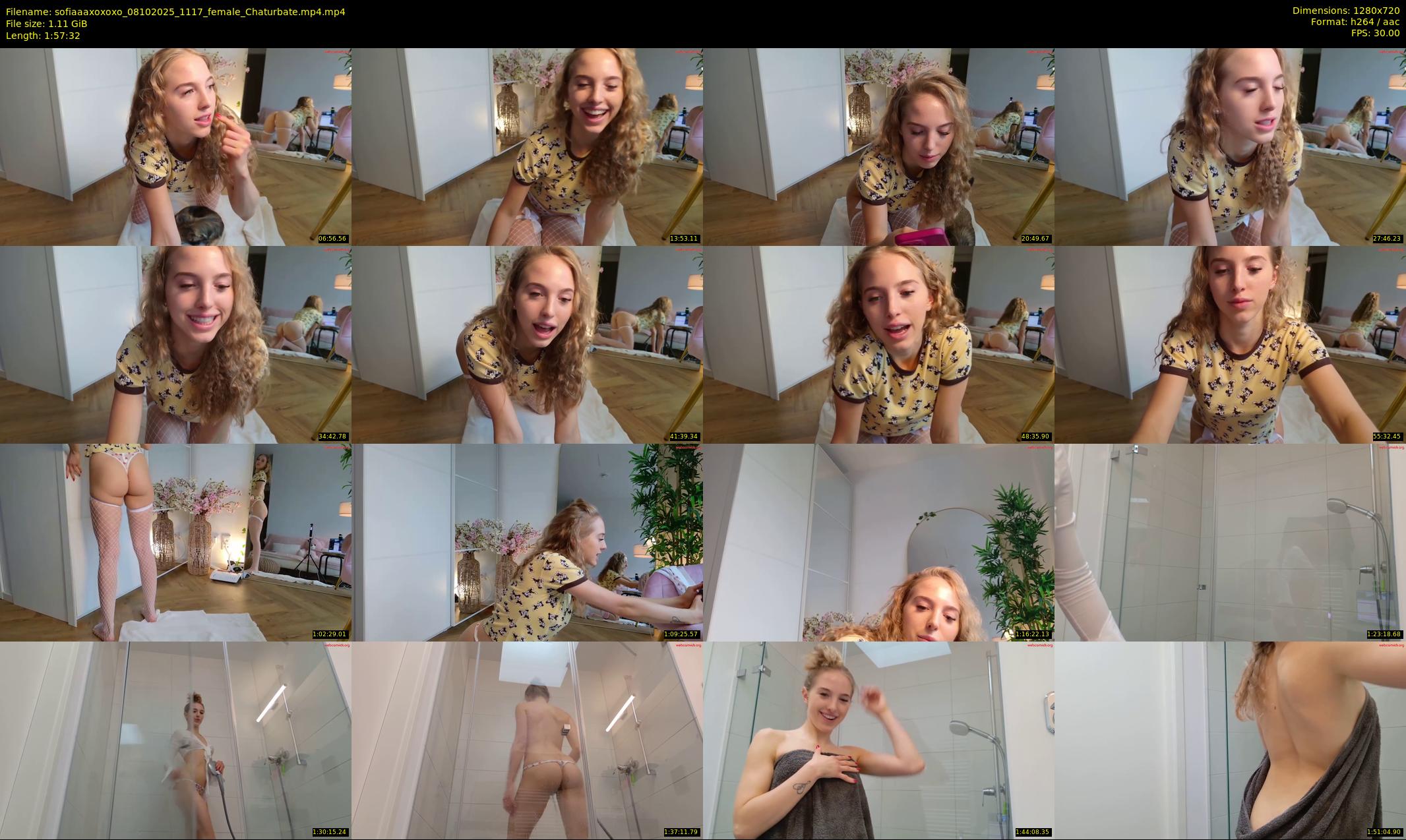 sofiaaaxoxoxo — 118 minute Chaturbate female cam show recording, 720p, Oct 8, 2025