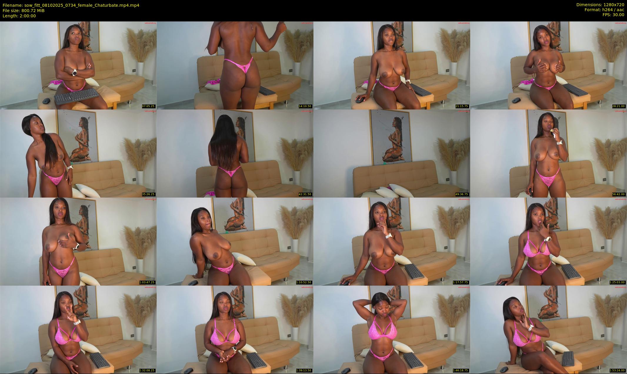 sow_fitt — 120 minute Chaturbate female cam show recording, 720p, Oct 8, 2025