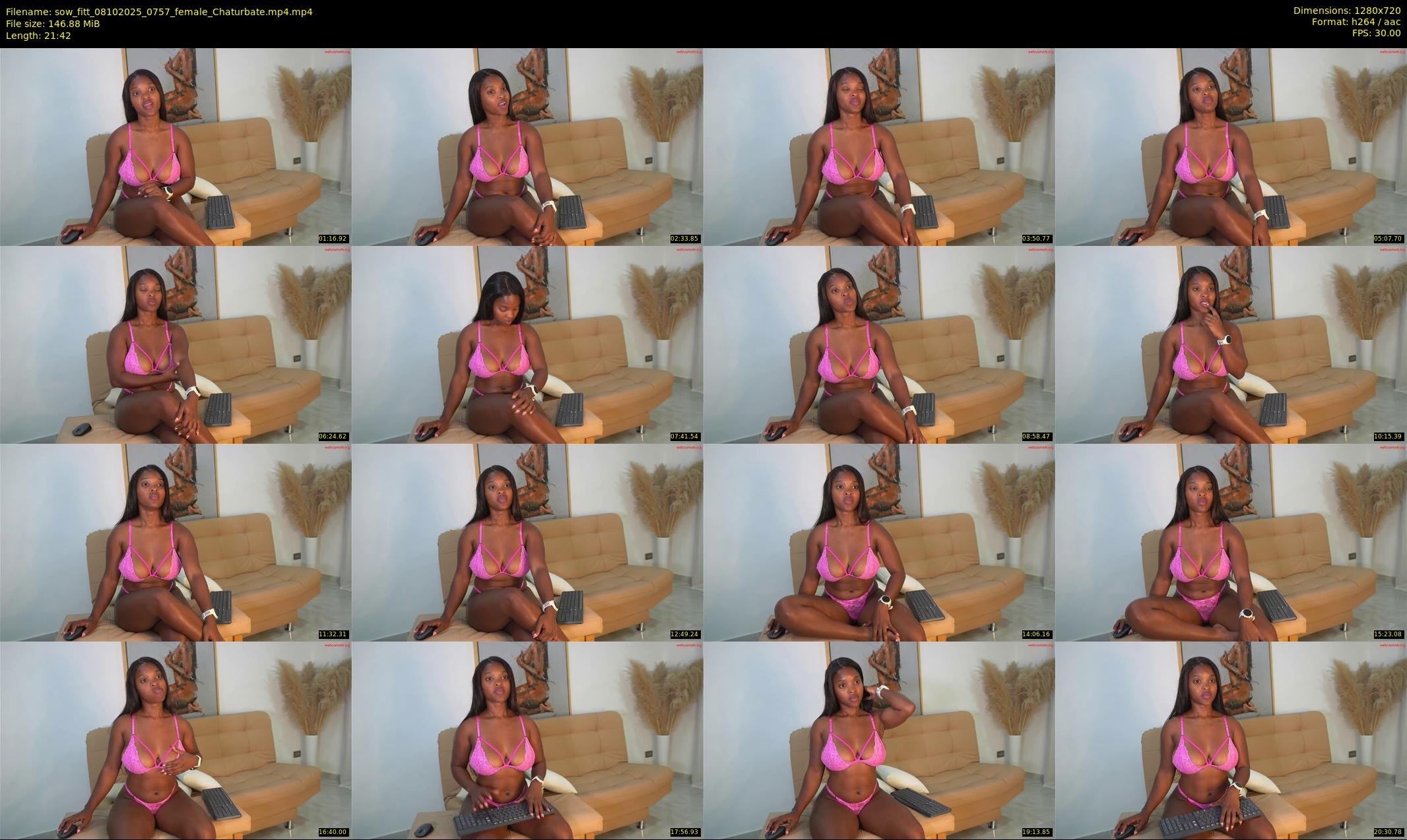 sow_fitt — 22 minute Chaturbate female cam show recording, 720p, Oct 8, 2025