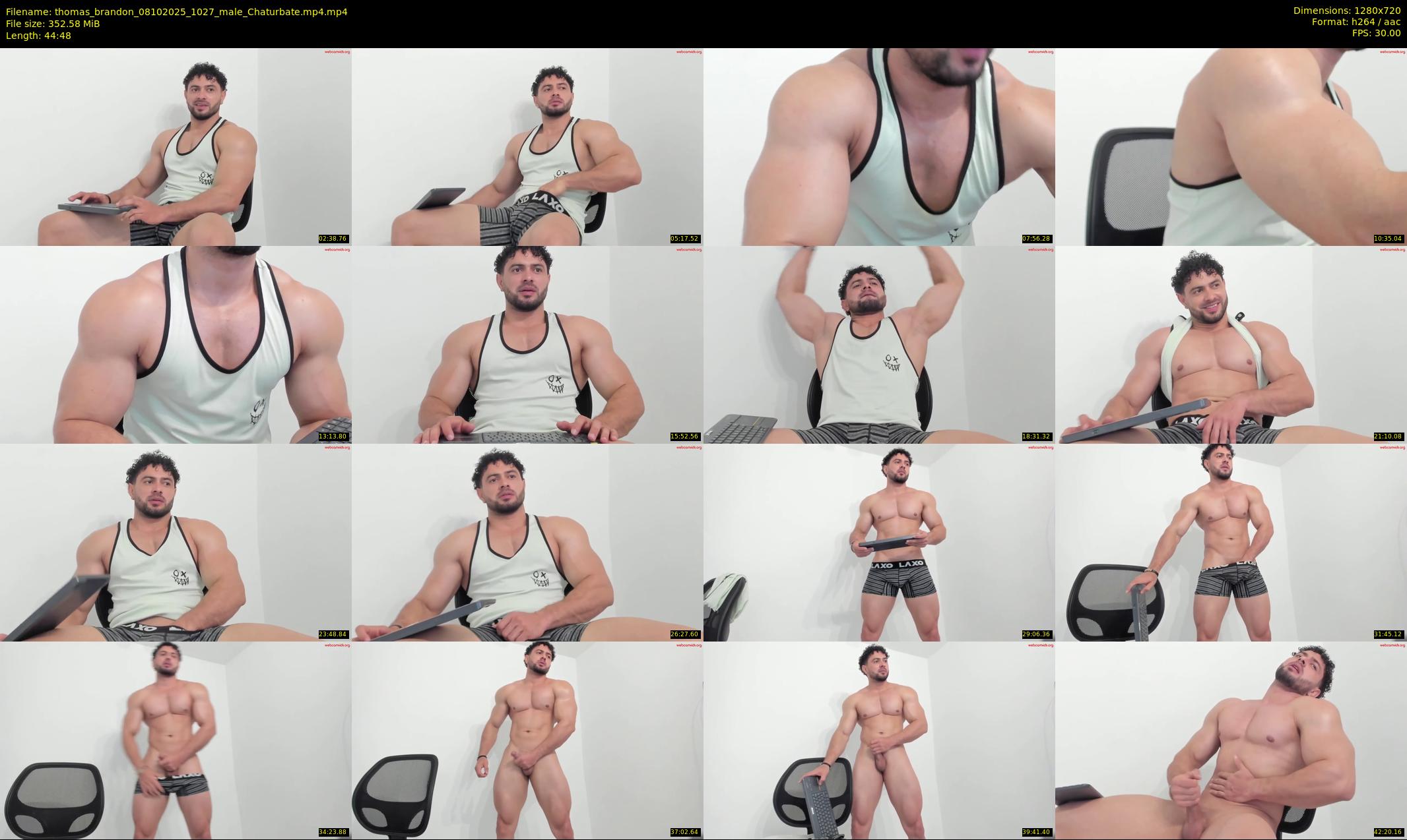 thomas_brandon — 45 minute Chaturbate male cam show recording, 720p, Oct 8, 2025