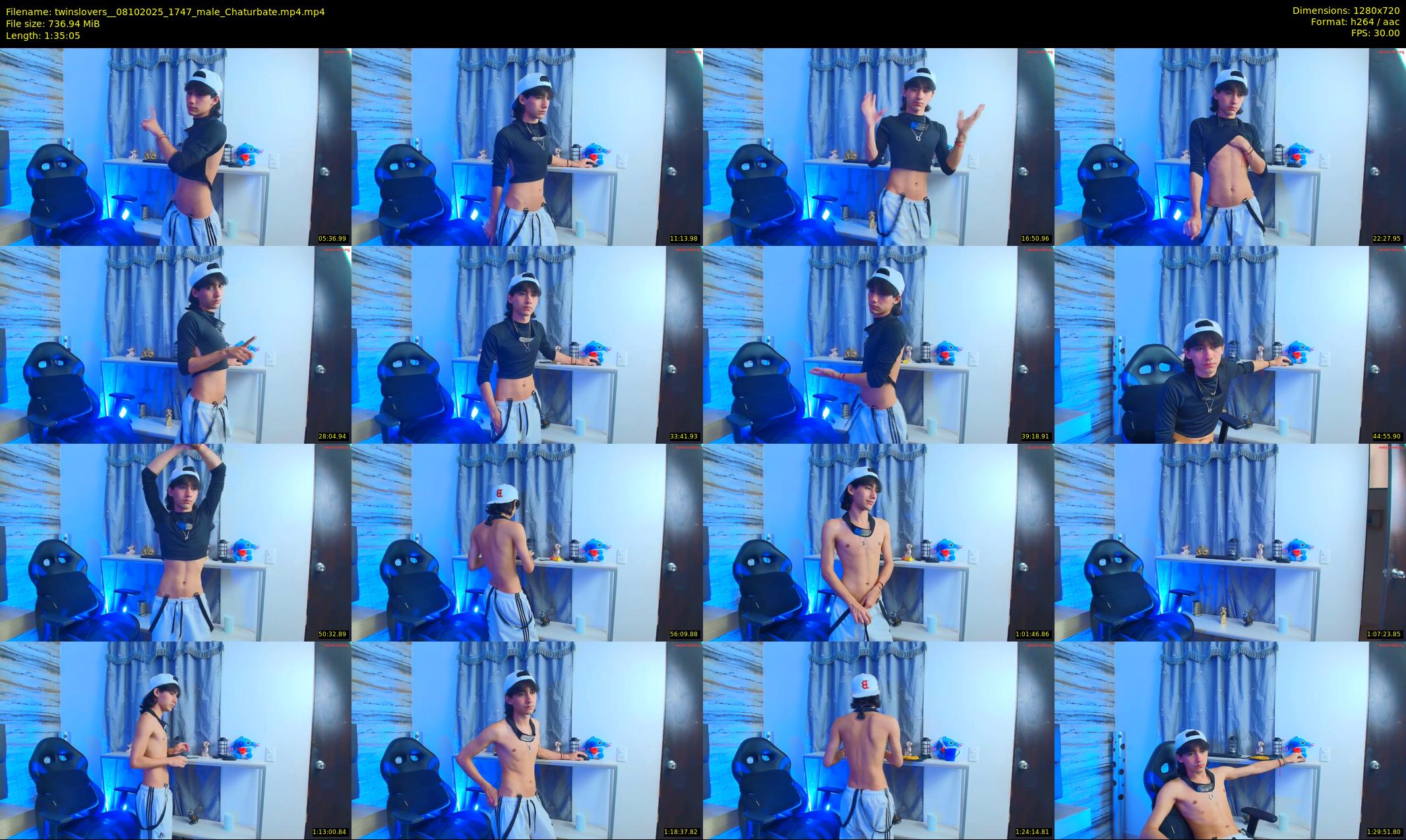 twinslovers_ — 96 minute Chaturbate couple cam show recording, 720p, Oct 8, 2025