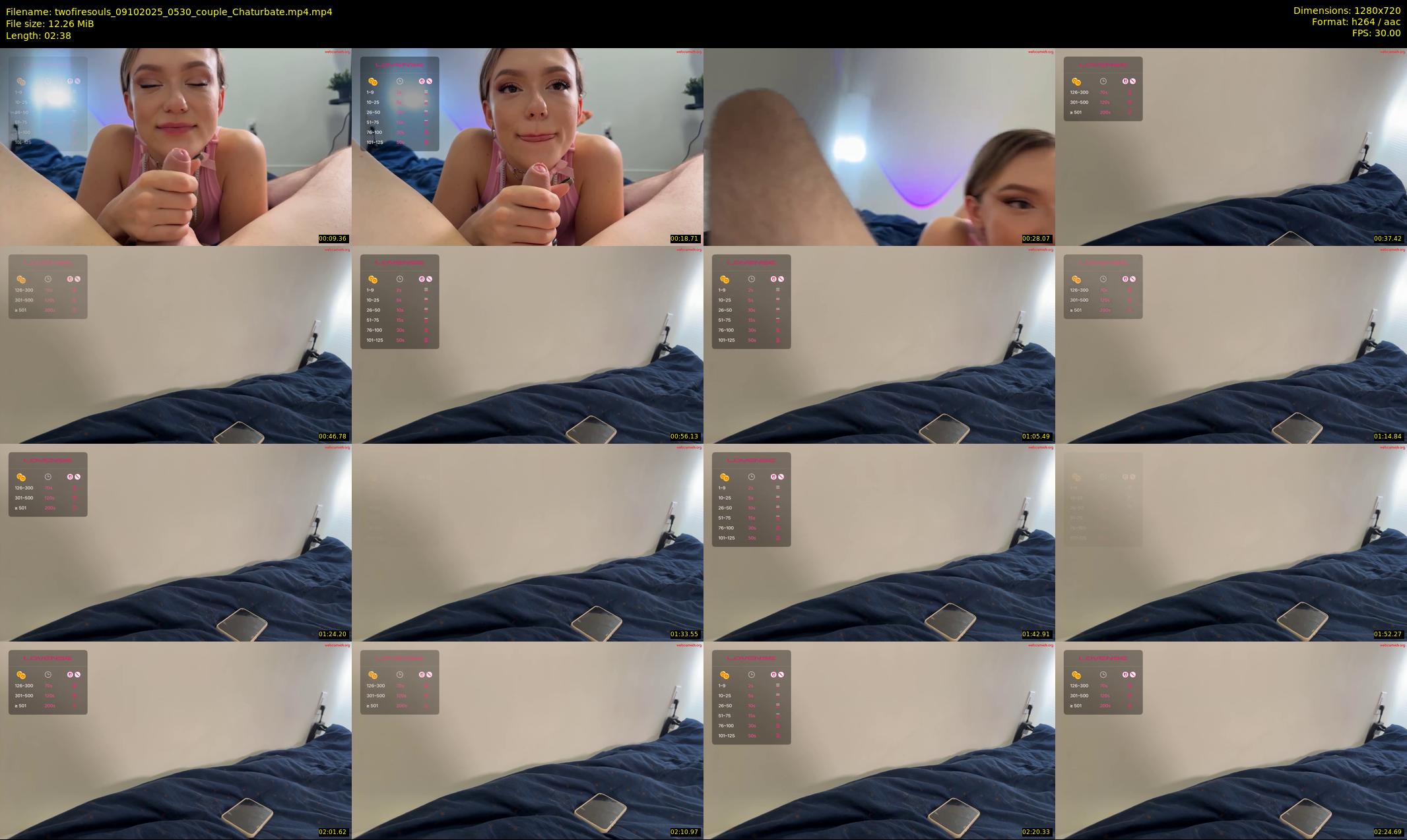 twofiresouls — 3 minute Chaturbate couple cam show recording, 720p, Oct 9, 2025