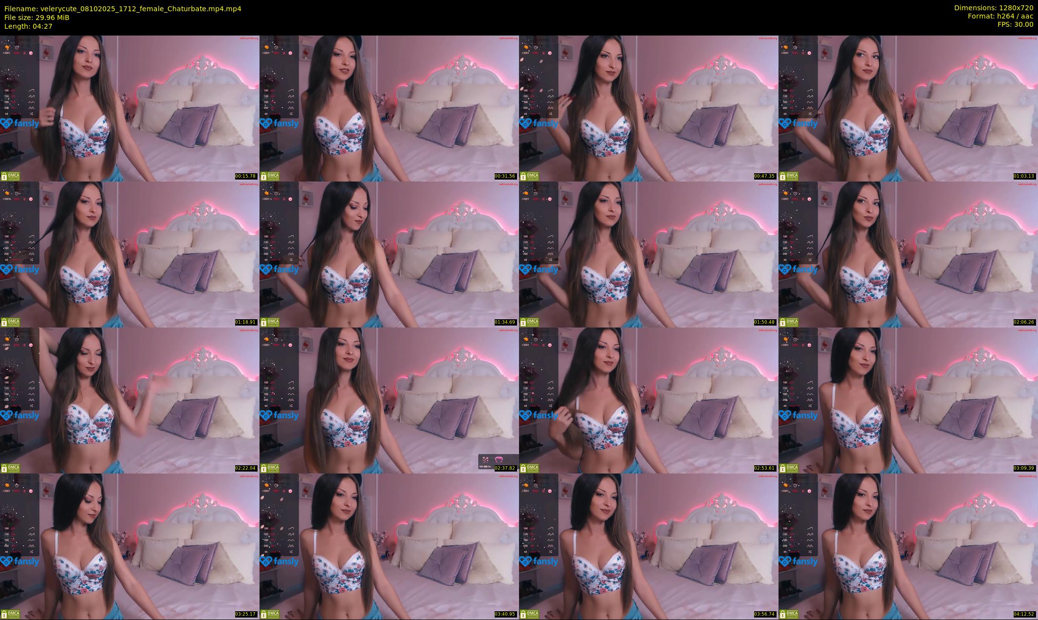 velerycute — 5 minute Chaturbate female cam show recording, 720p, Oct 8, 2025