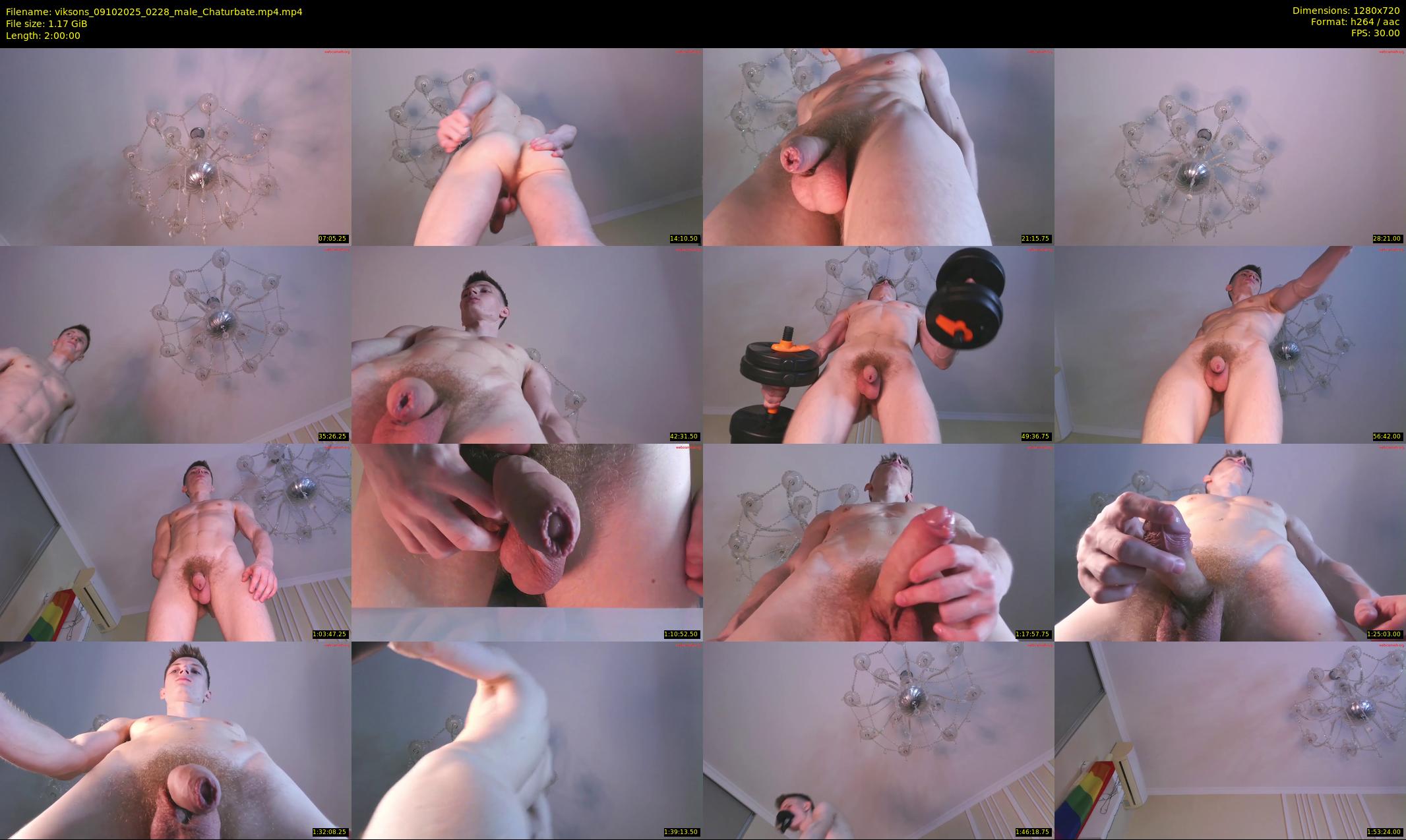 viksons — 120 minute Chaturbate male cam show recording, 720p, Oct 9, 2025