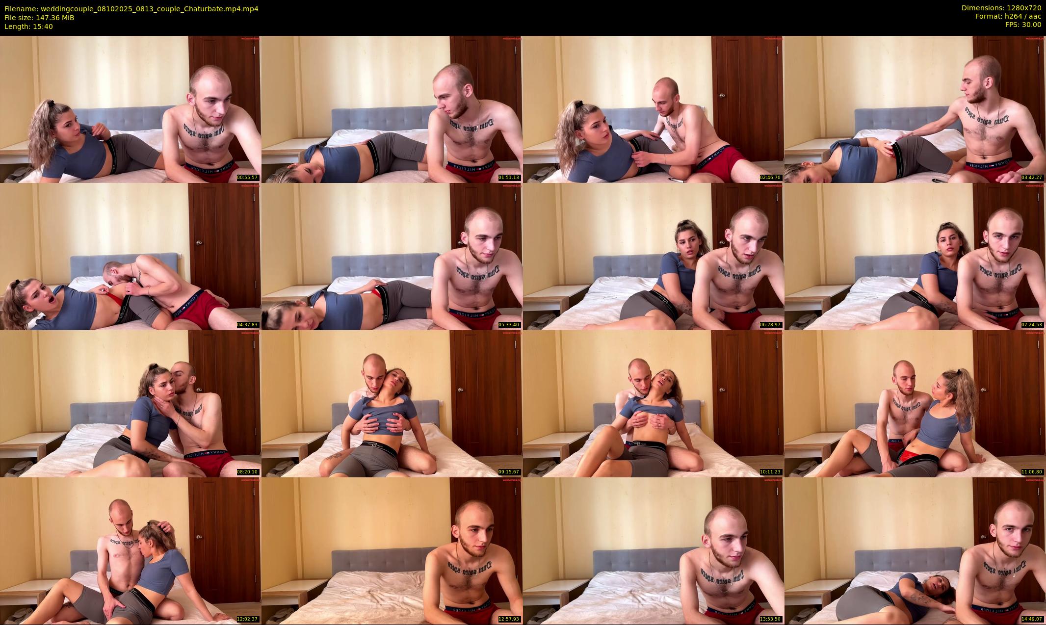 weddingcouple — 16 minute Chaturbate couple cam show recording, 720p, Oct 8, 2025