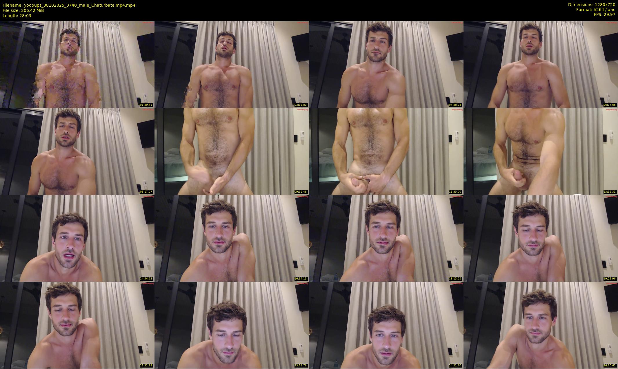 yoooups — 29 minute Chaturbate male cam show recording, 720p, Oct 8, 2025