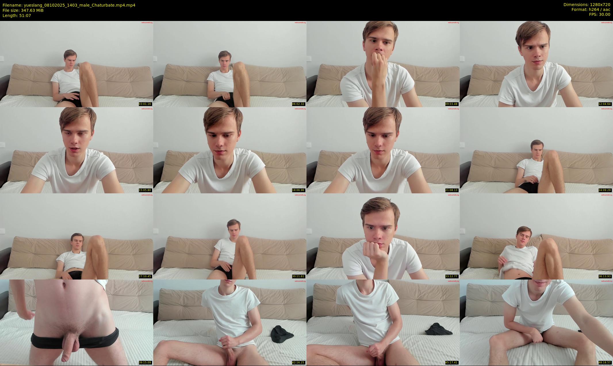yueslang — 52 minute Chaturbate couple cam show recording, 720p, Oct 8, 2025
