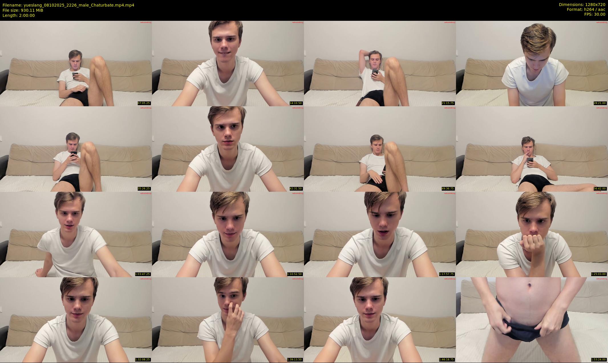 yueslang — 120 minute Chaturbate couple cam show recording, 720p, Oct 8, 2025
