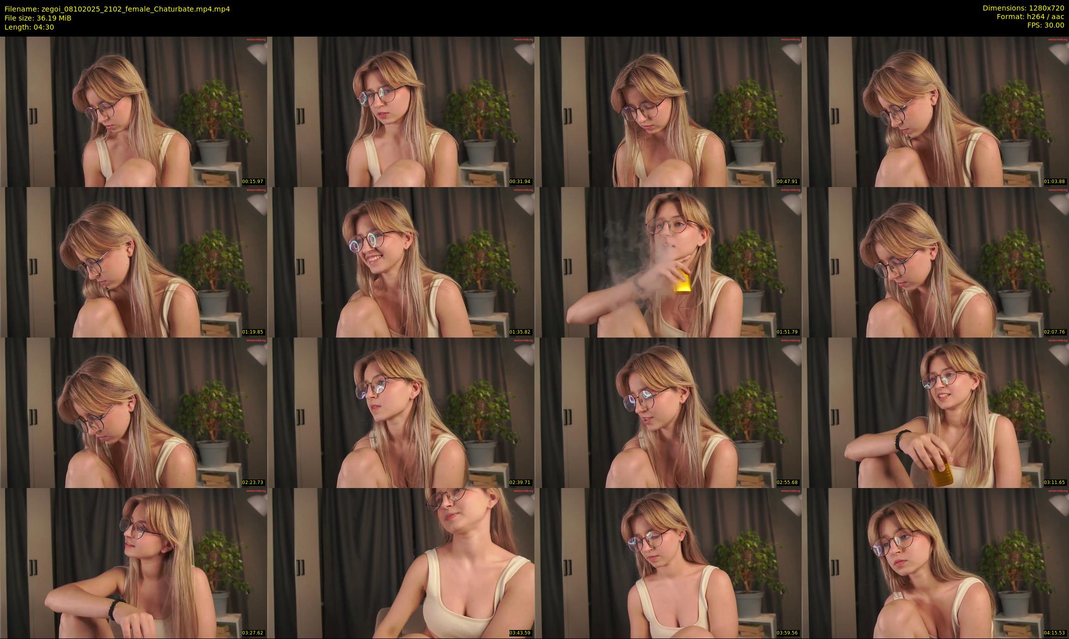 zegoi — 5 minute Chaturbate female cam show recording, 720p, Oct 8, 2025