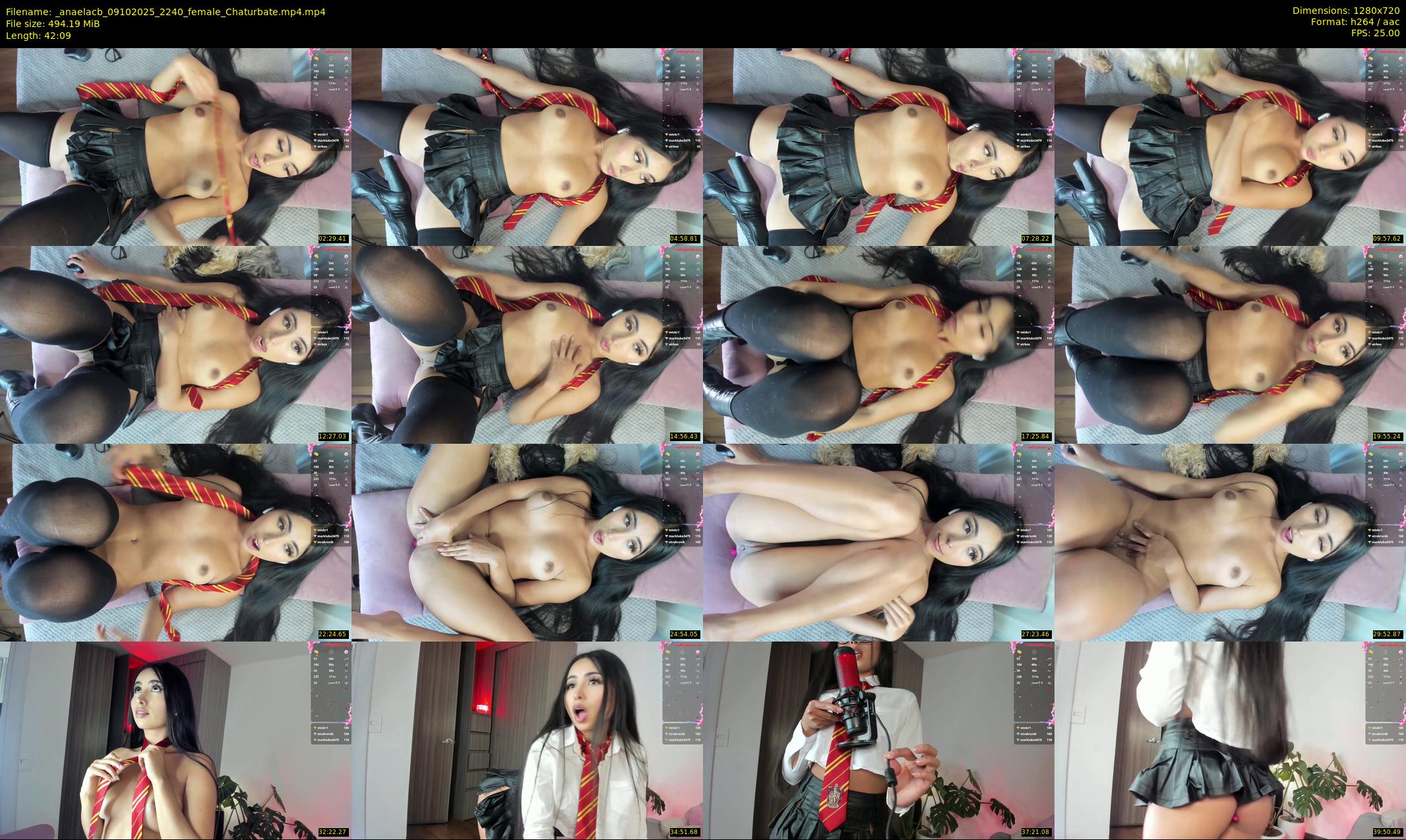 _anaelacb — 43 minute Chaturbate female cam show recording, 720p, Oct 9, 2025