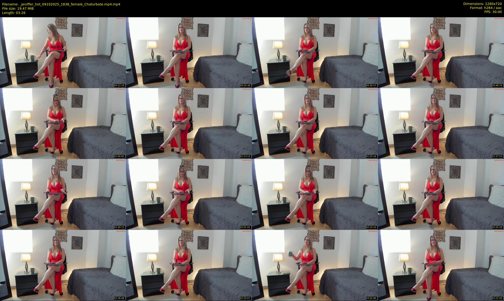 _jeniffer_hot — 4 minute Chaturbate female cam show recording, 720p, Oct 9, 2025