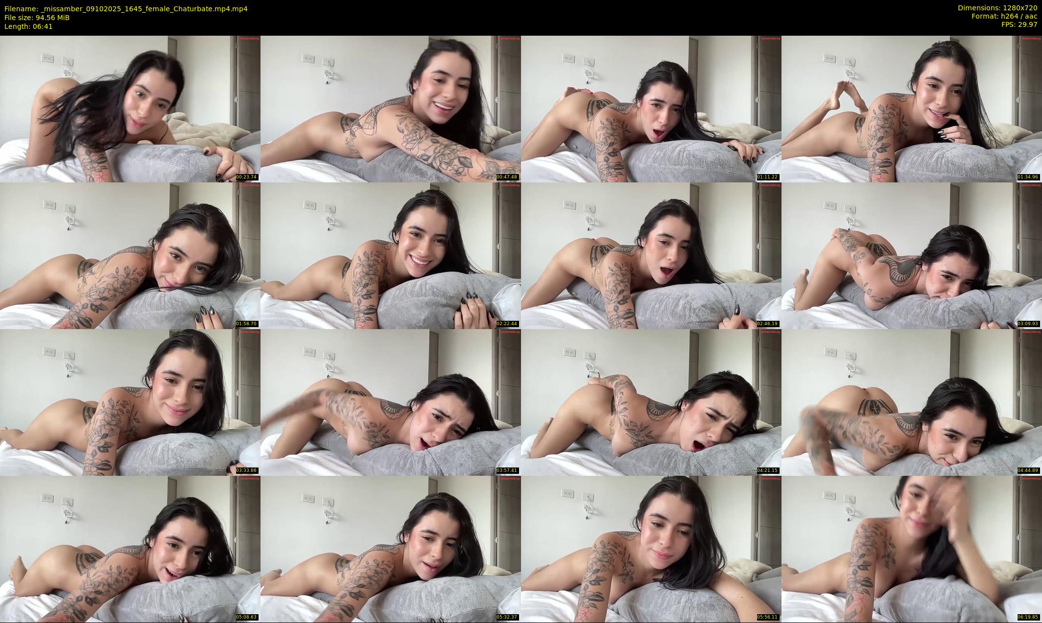 _missamber — 7 minute Chaturbate female cam show recording, 720p, Oct 9, 2025