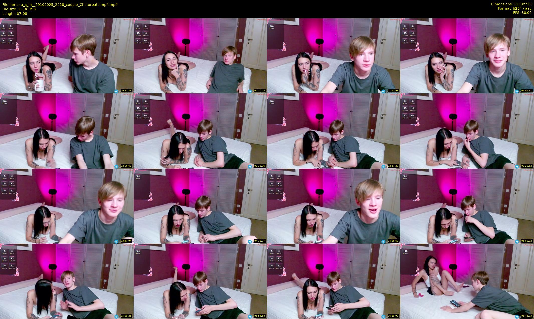 a_s_m_ — 8 minute Chaturbate couple cam show recording, 720p, Oct 9, 2025