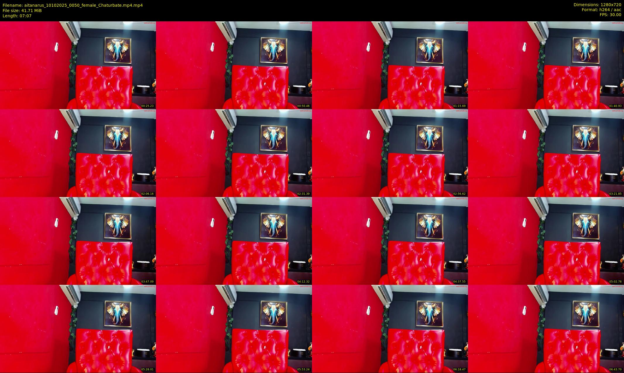 aitanarus — 8 minute Chaturbate female cam show recording, 720p, Oct 10, 2025