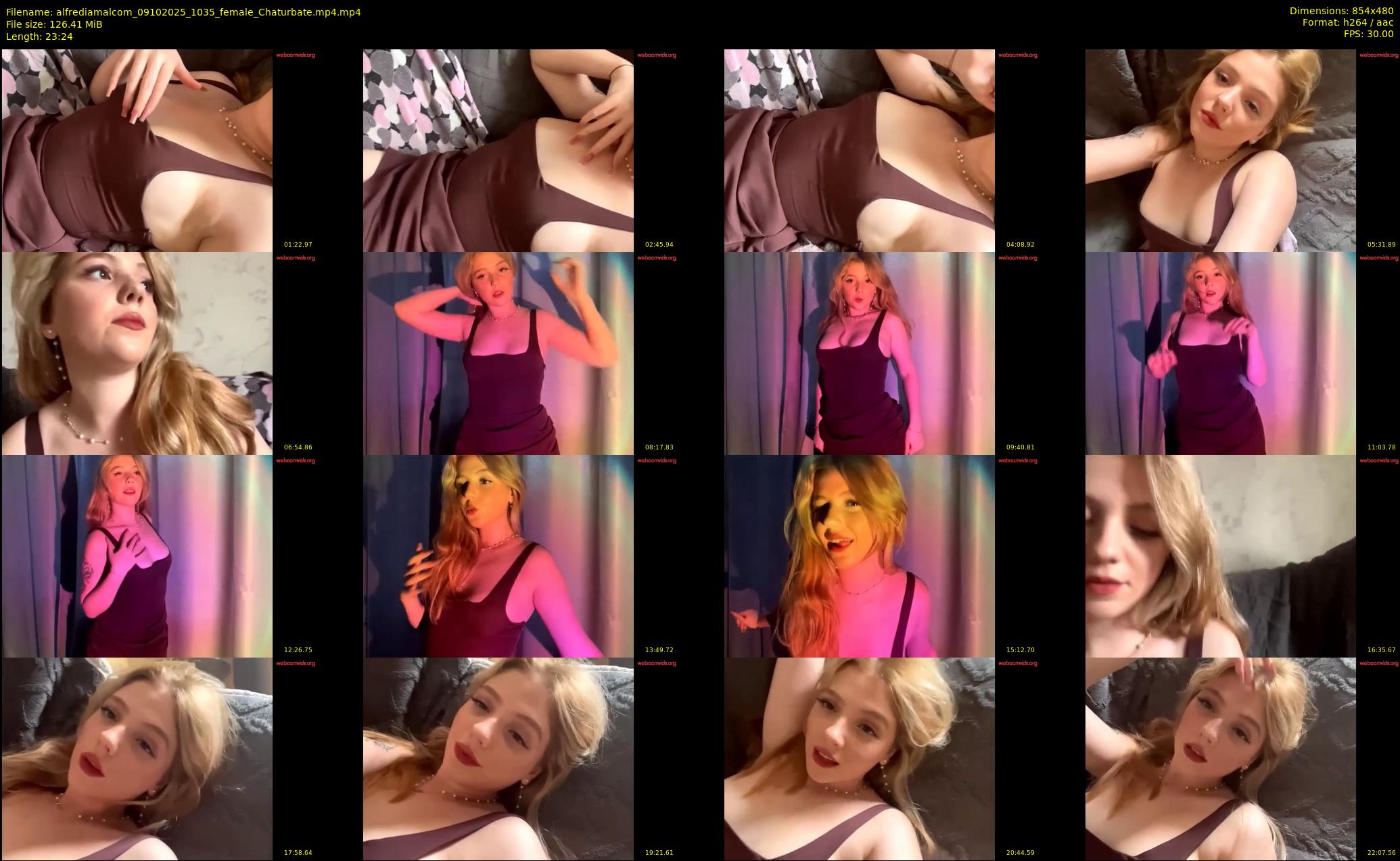 alfrediamalcom — 24 minute Chaturbate female cam show recording, 480p, Oct 9, 2025