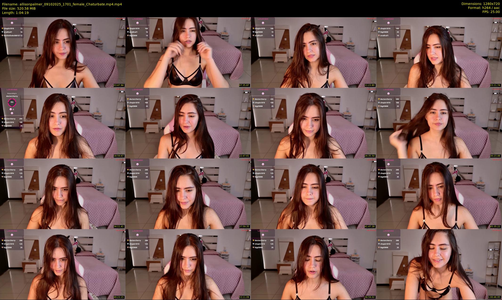 allisonpalmer — 65 minute Chaturbate female cam show recording, 720p, Oct 9, 2025