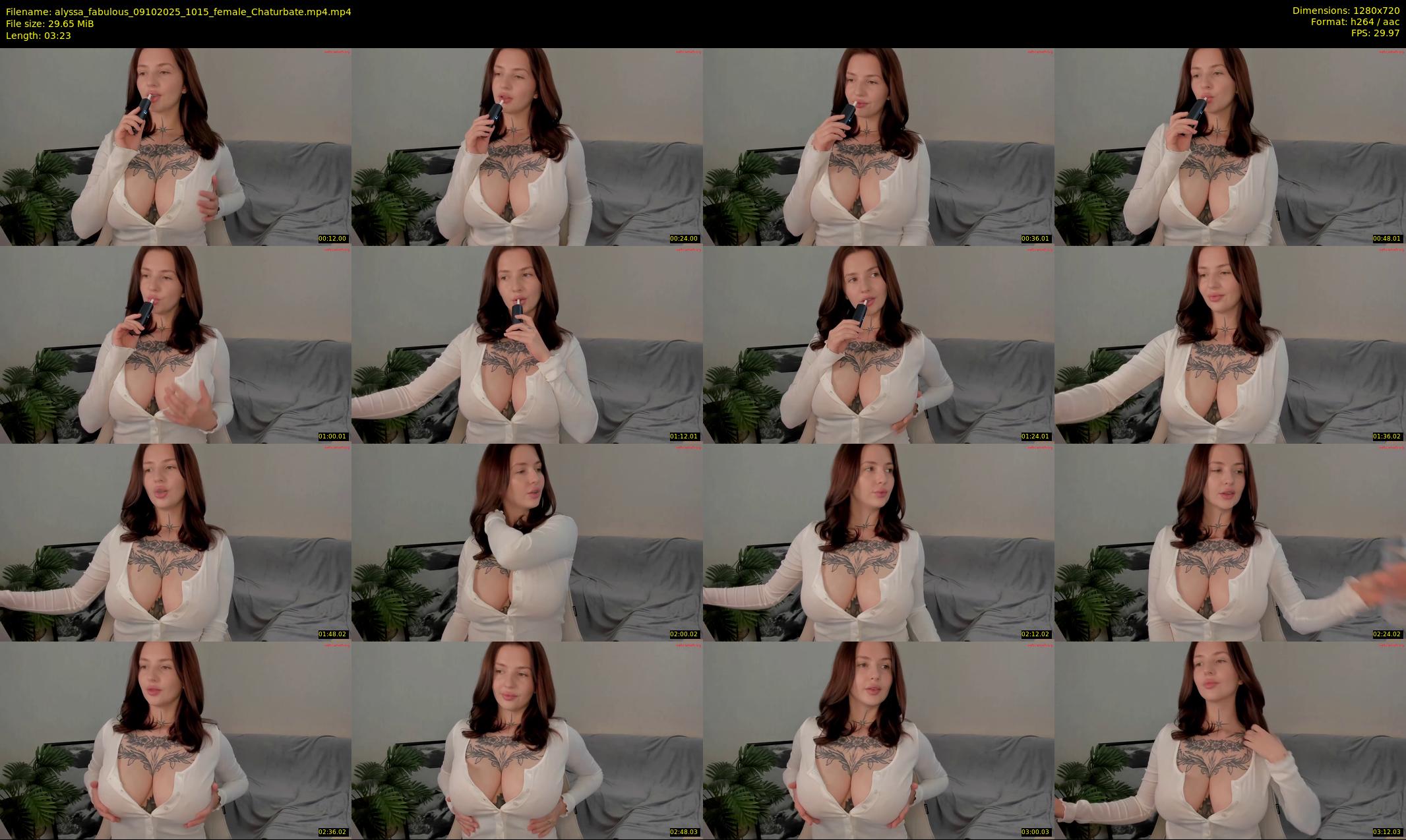 alyssa_fabulous — 4 minute Chaturbate female cam show recording, 720p, Oct 9, 2025
