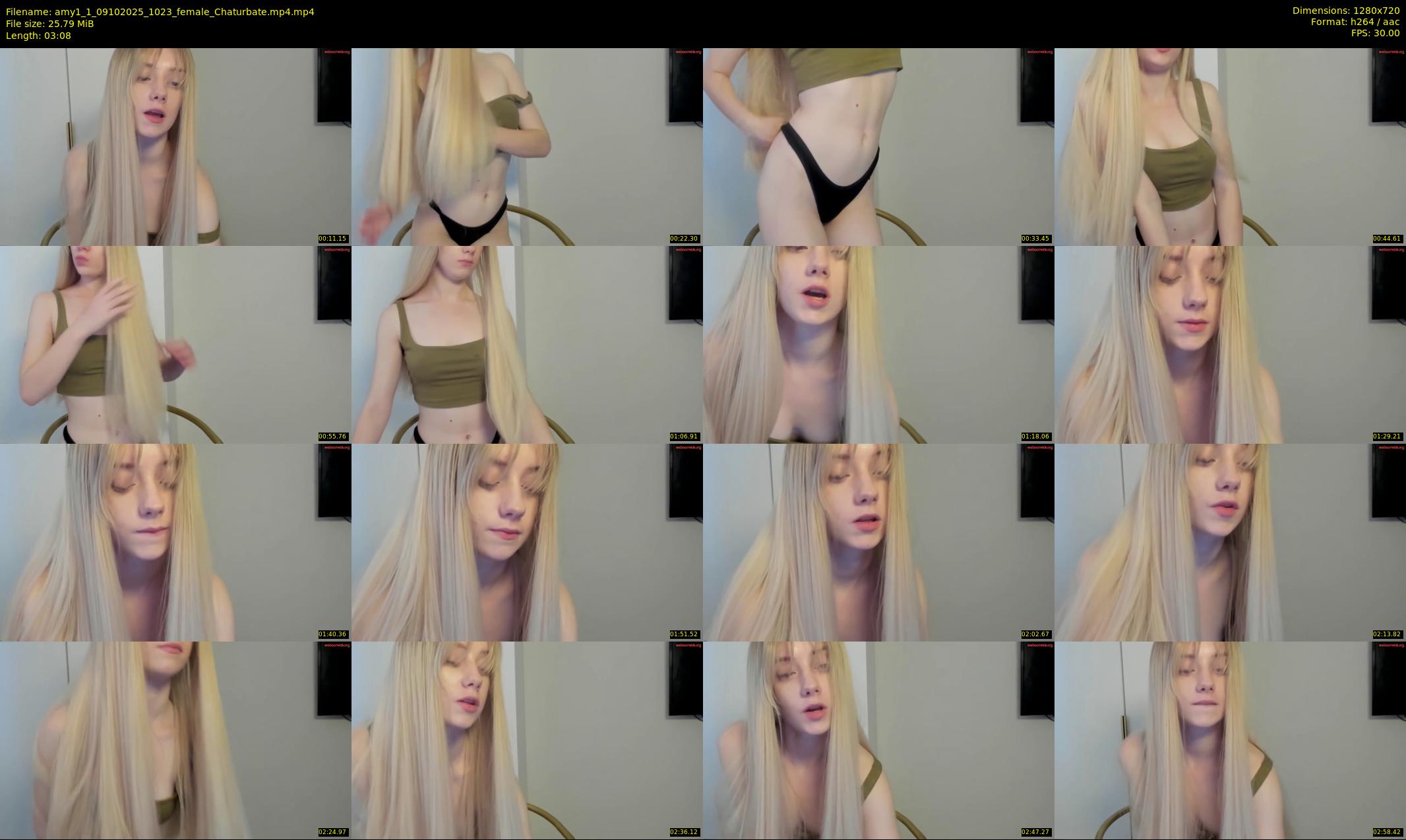 amy1_1 — 4 minute Chaturbate female cam show recording, 720p, Oct 9, 2025