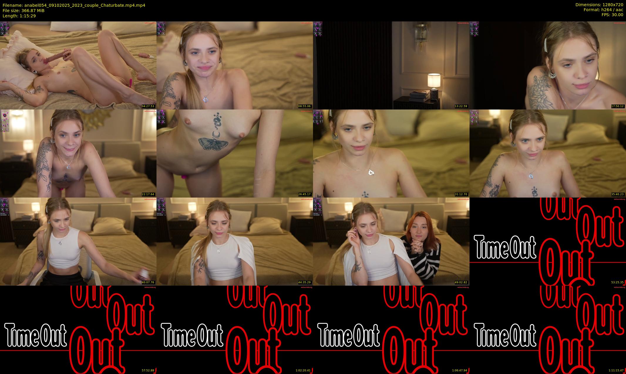 anabel054 — 76 minute Chaturbate female cam show recording, 720p, Oct 9, 2025