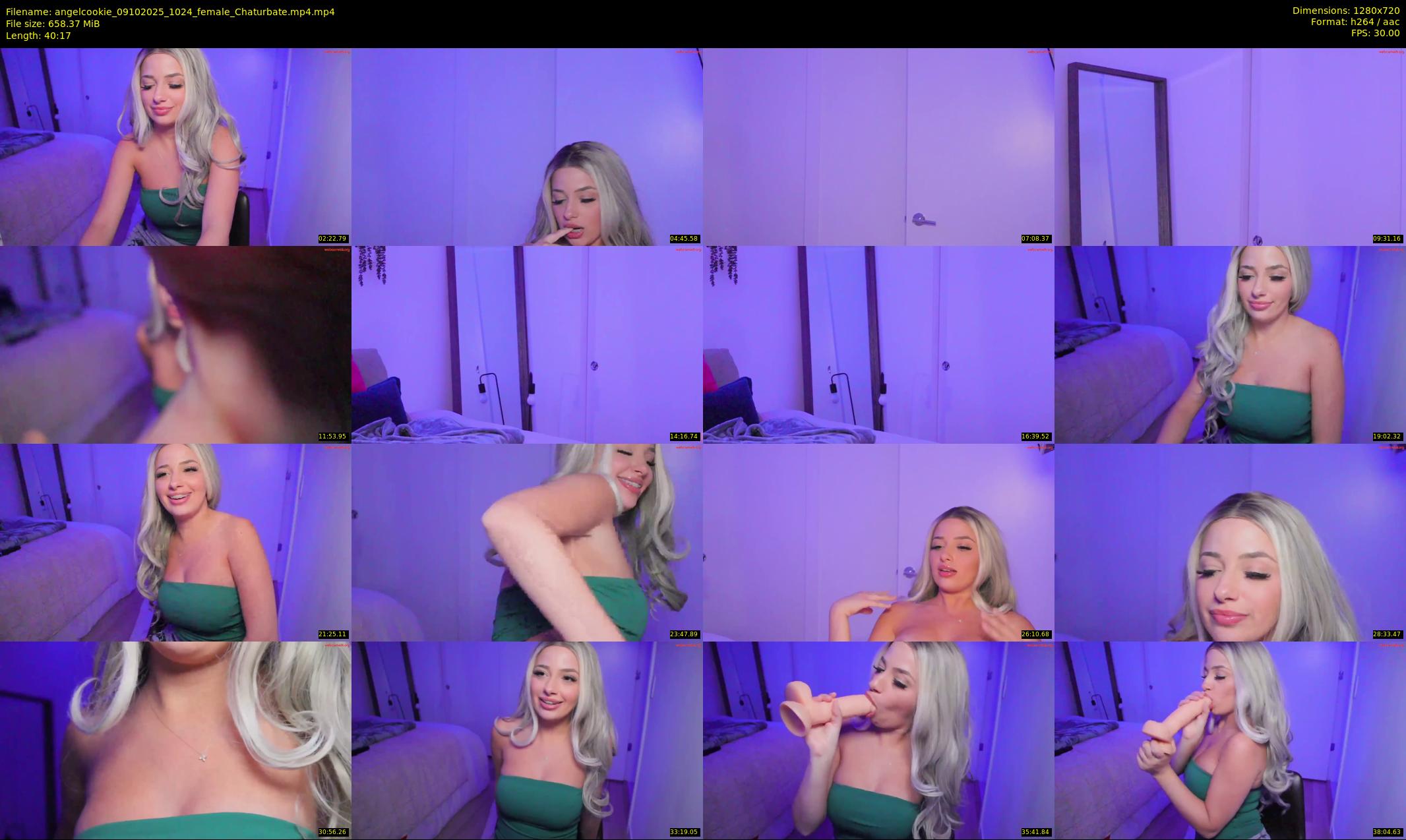 angelcookie — 41 minute Chaturbate female cam show recording, 720p, Oct 9, 2025
