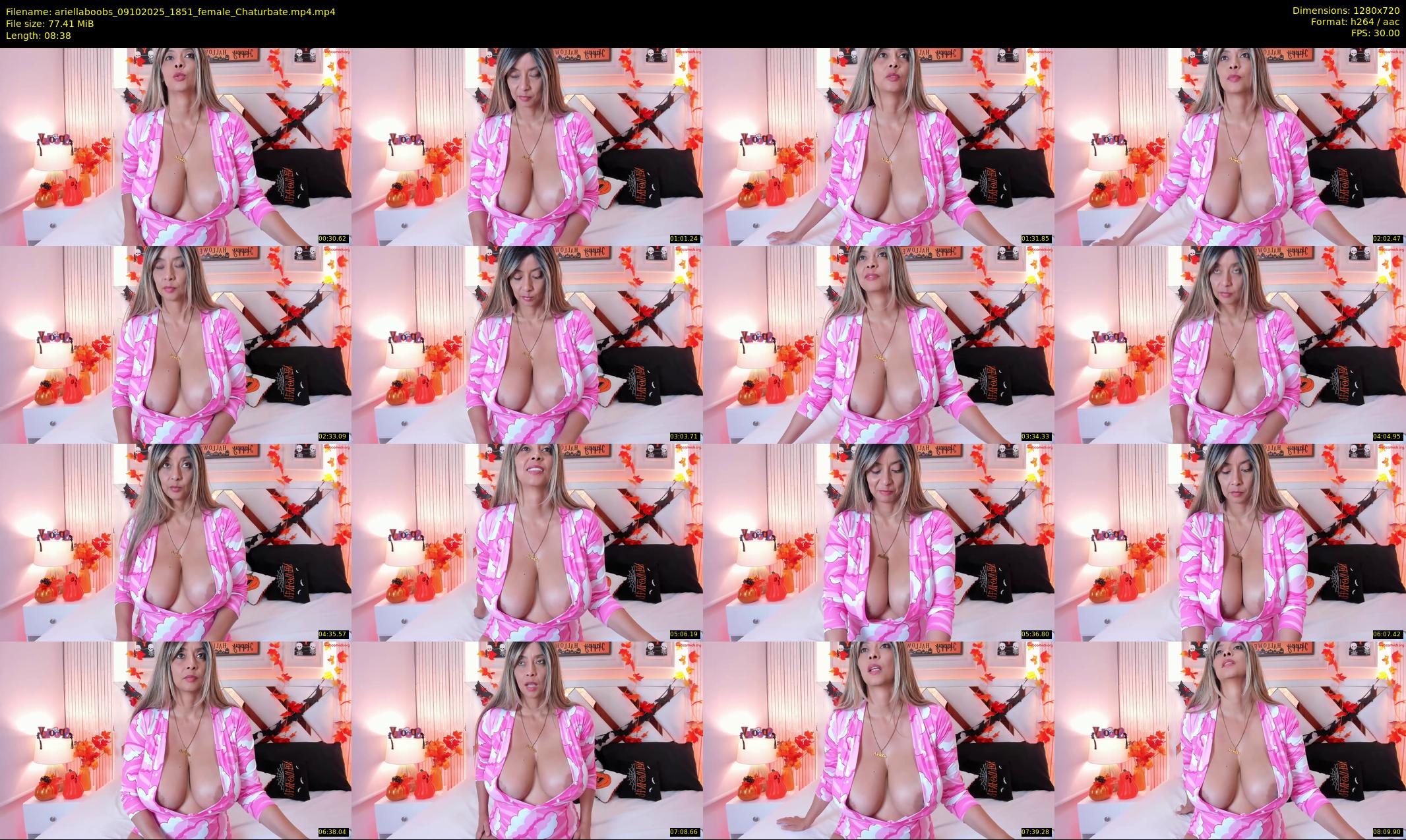 ariellaboobs — 9 minute Chaturbate female cam show recording, 720p, Oct 9, 2025