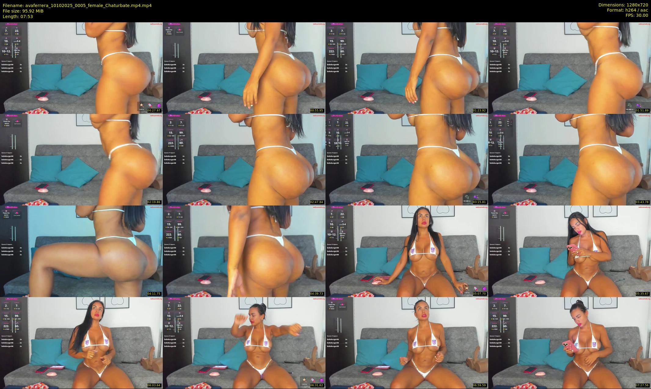 avaferrera — 8 minute Chaturbate female cam show recording, 720p, Oct 10, 2025