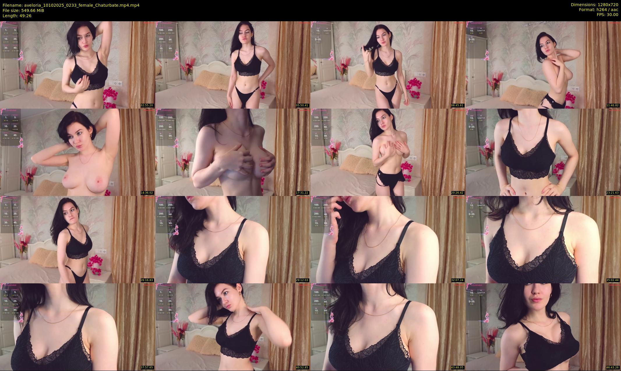 aveloria — 50 minute Chaturbate female cam show recording, 720p, Oct 10, 2025