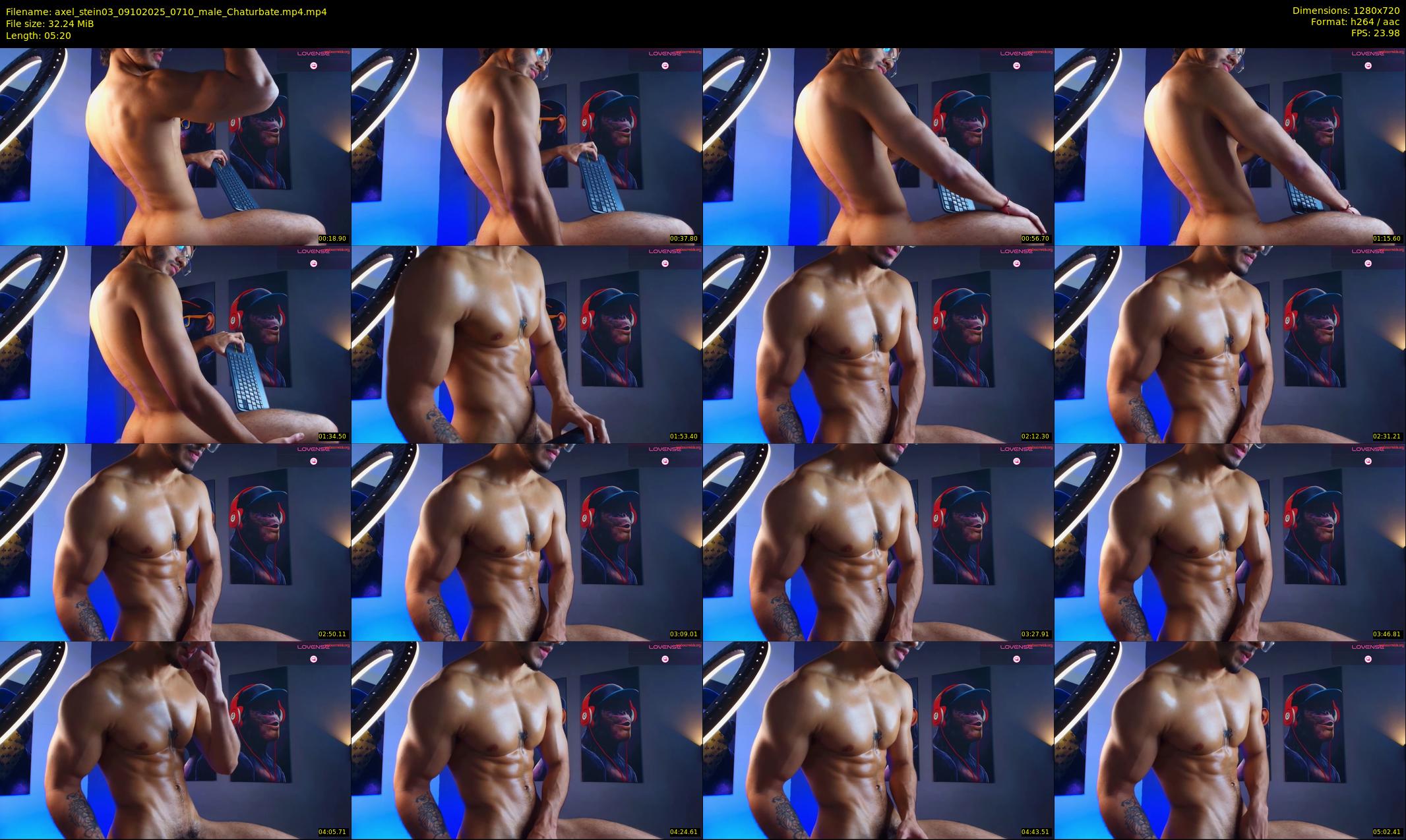 axel_stein03 — 6 minute Chaturbate male cam show recording, 720p, Oct 9, 2025