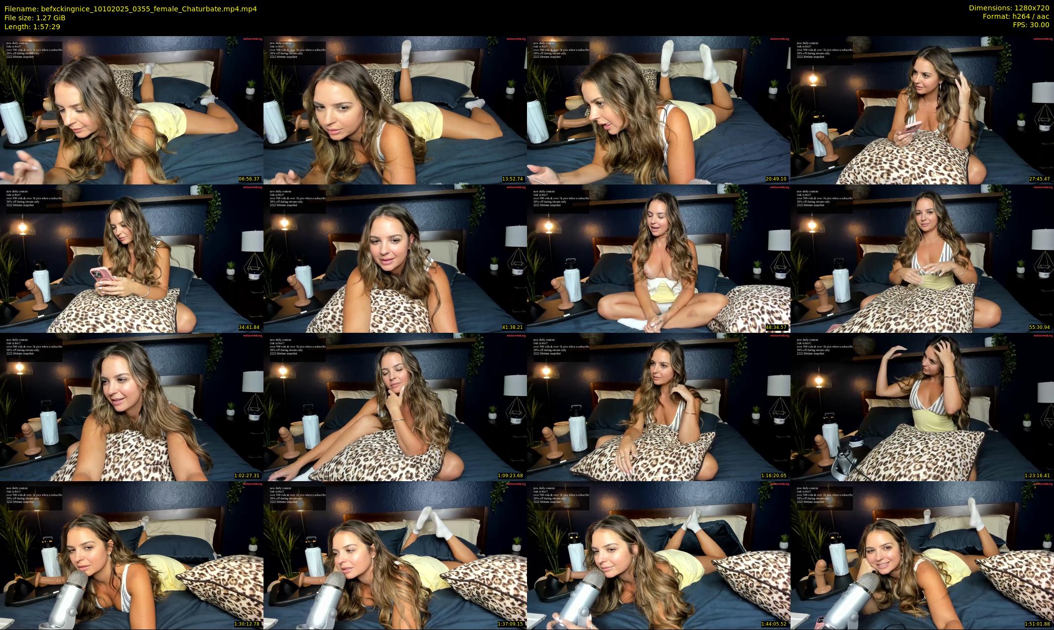 befxckingnice — 118 minute Chaturbate female cam show recording, 720p, Oct 10, 2025