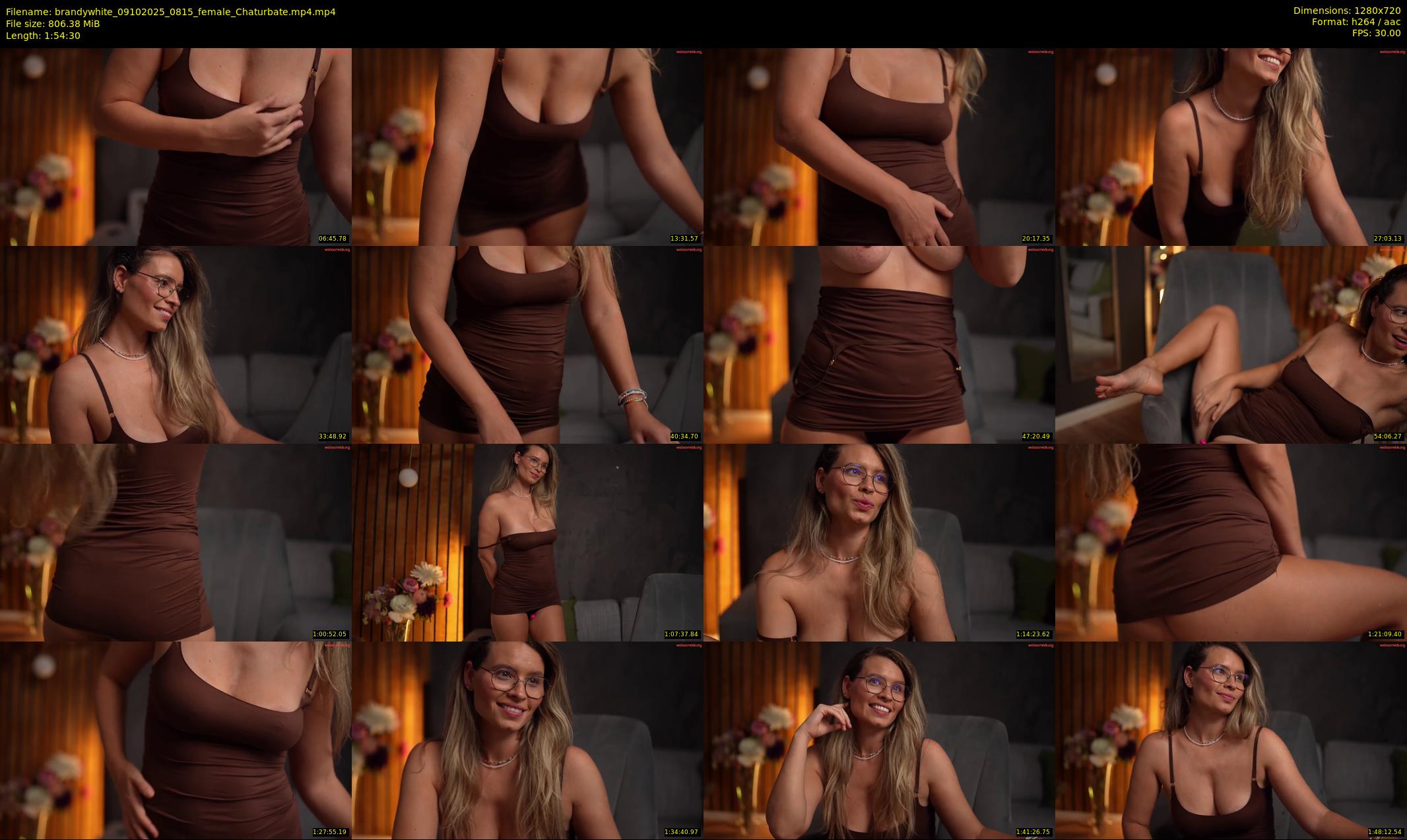 brandywhite — 115 minute Chaturbate female cam show recording, 720p, Oct 9, 2025
