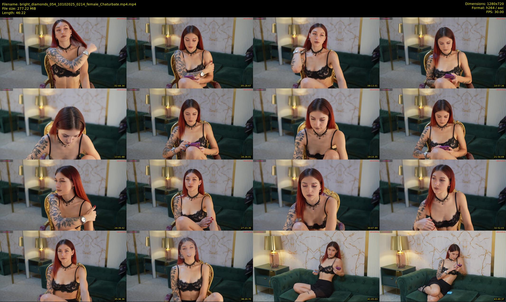 bright_diamonds_054 — 47 minute Chaturbate couple cam show recording, 720p, Oct 10, 2025