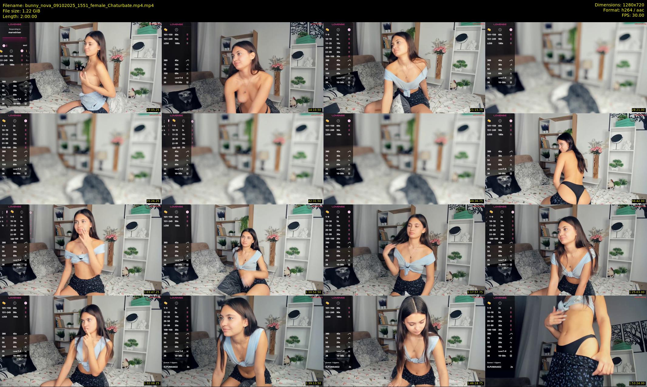 bunny_nova — 120 minute Chaturbate female cam show recording, 720p, Oct 9, 2025