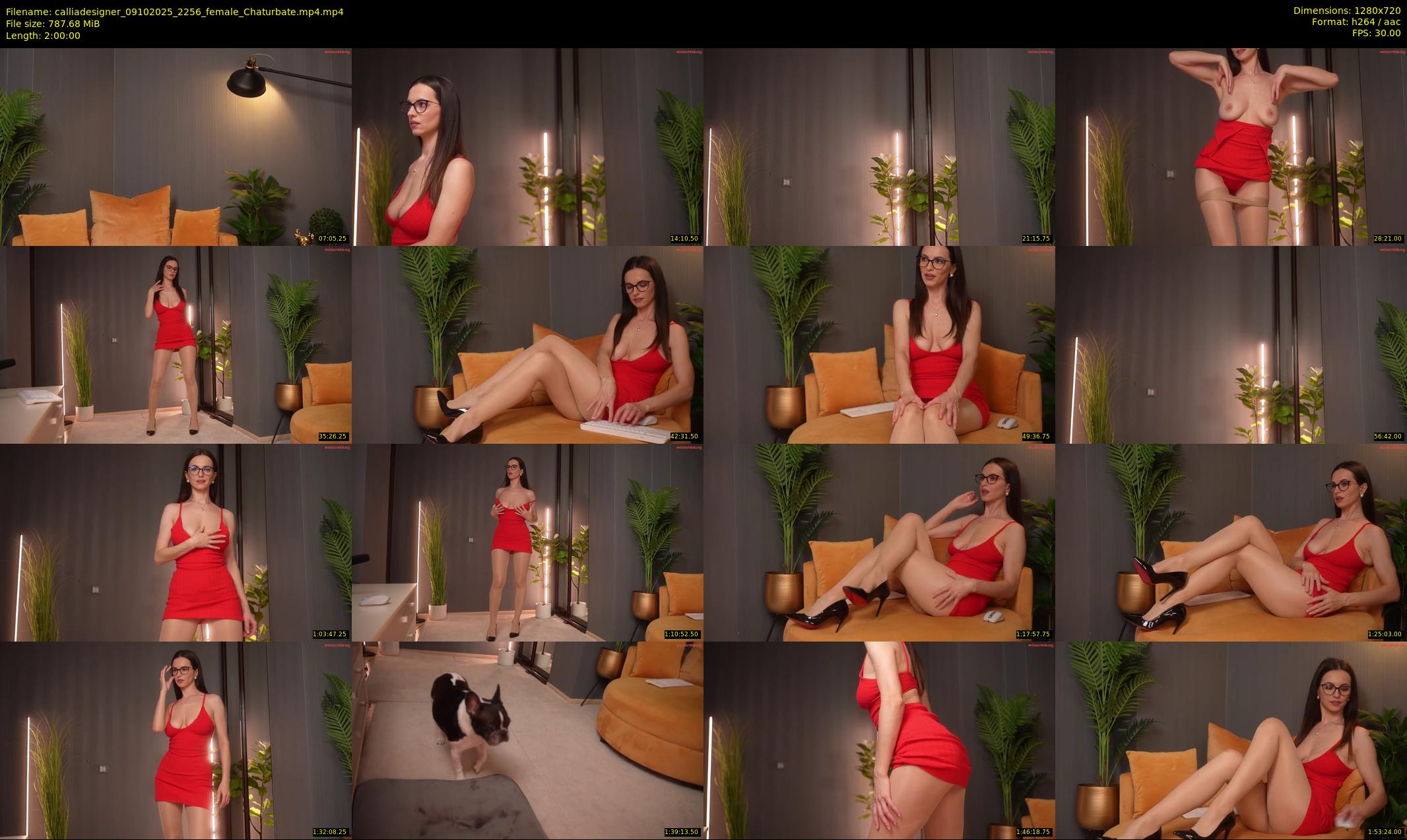 calliadesigner — 120 minute Chaturbate female cam show recording, 720p, Oct 9, 2025