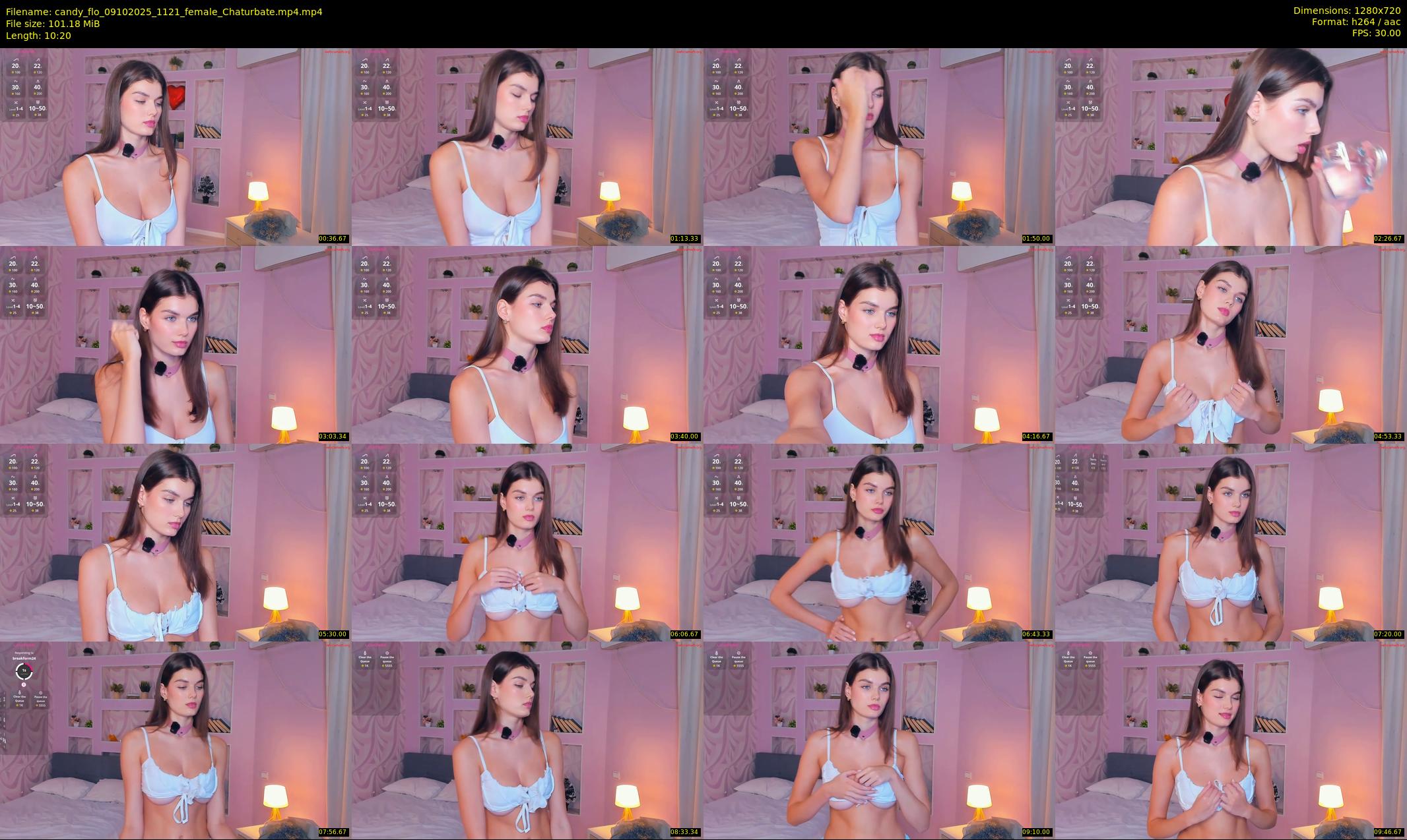 candy_flo — 11 minute Chaturbate female cam show recording, 720p, Oct 9, 2025