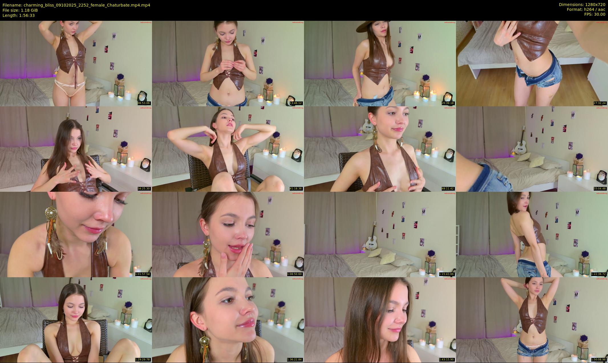 charming_bliss — 117 minute Chaturbate female cam show recording, 720p, Oct 9, 2025