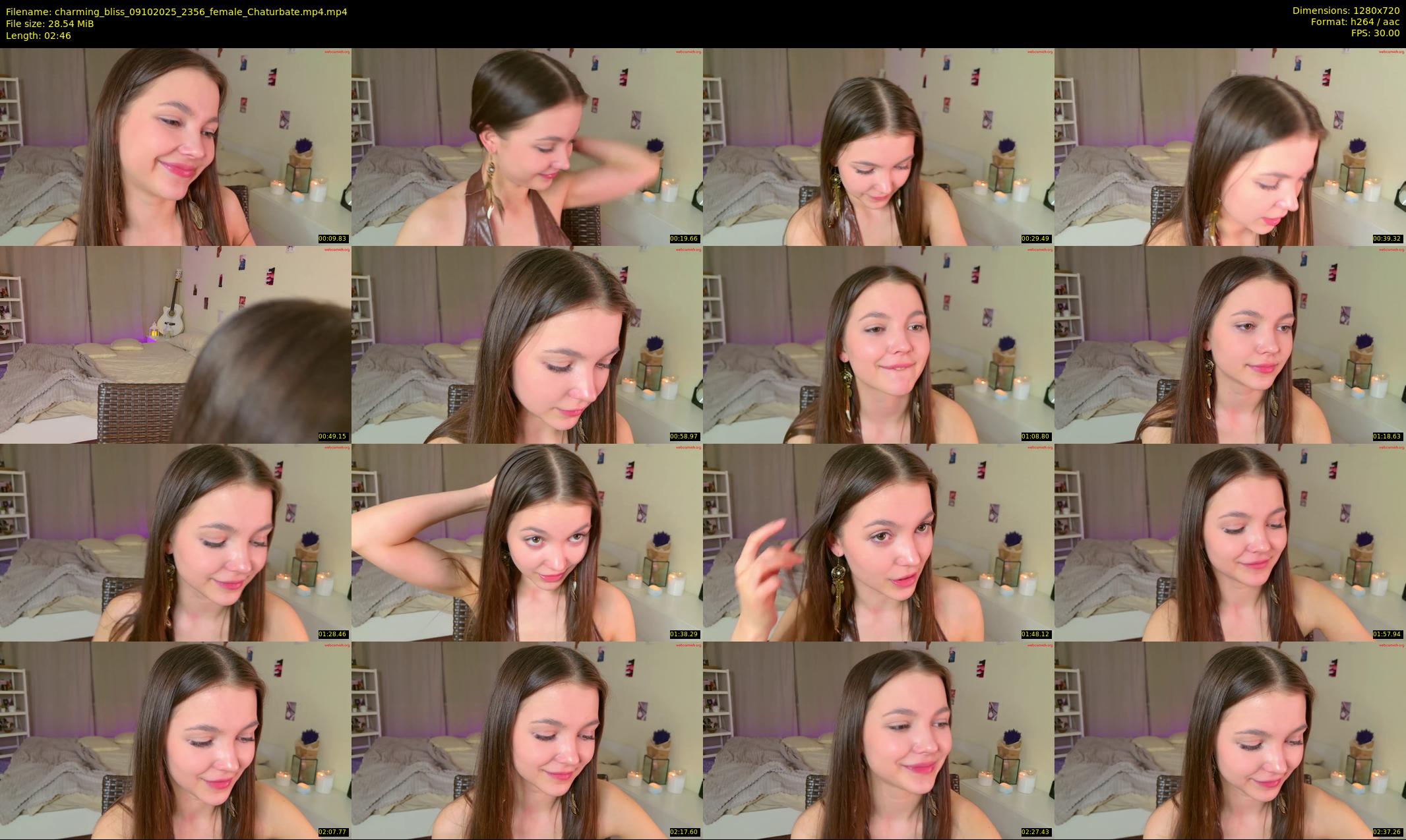 charming_bliss — 3 minute Chaturbate female cam show recording, 720p, Oct 9, 2025